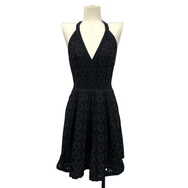 Miu Miu Miu Miu Eyelet Embroidered Halter Dress Size 36 Size XS / US 0-2 / IT 36-38 - 1 Thumbnail