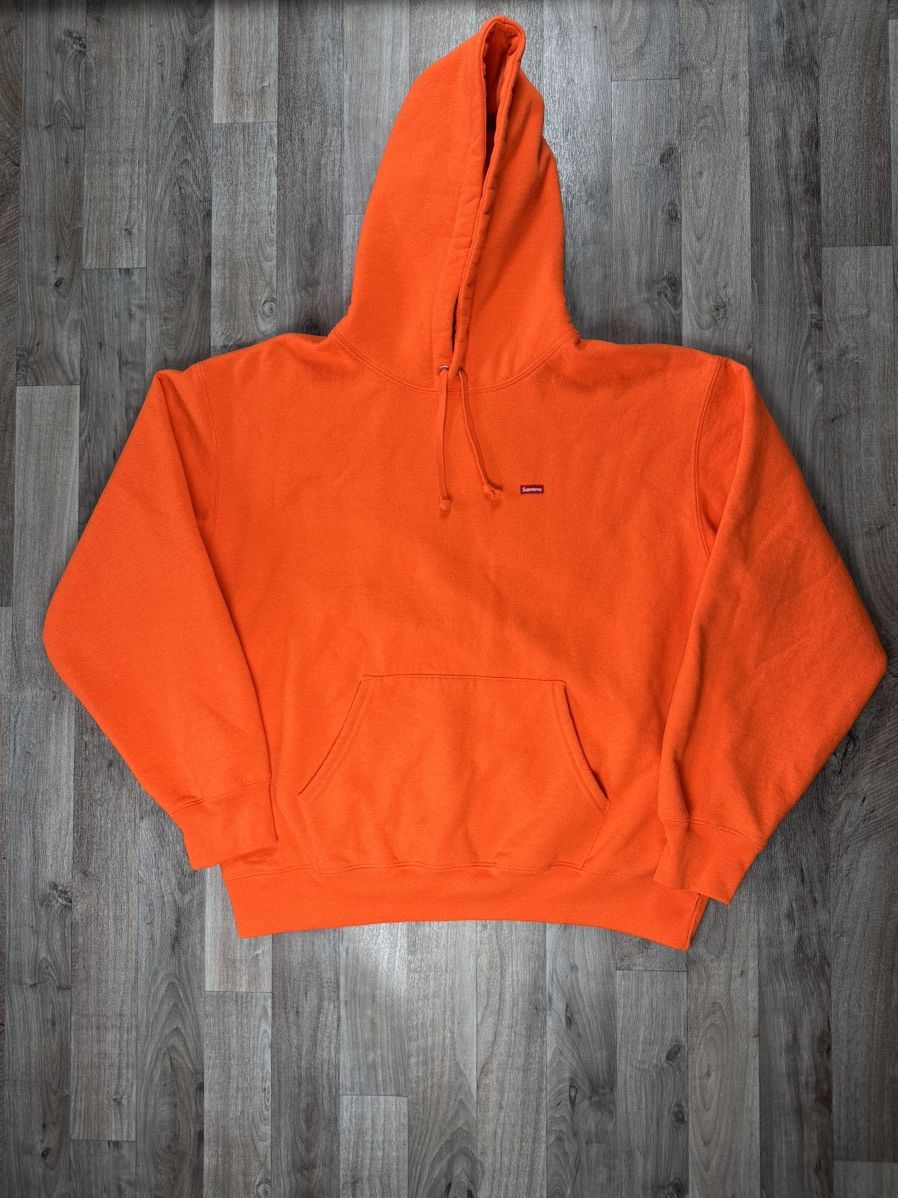 Supreme Supreme Small Box Hooded Sweatshirt Orange Size US L / EU 52-54 / 3 - 1 Thumbnail