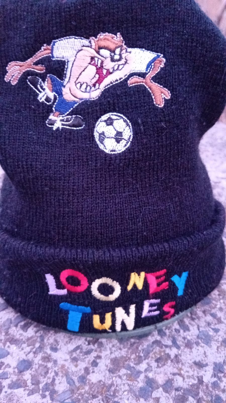 Vintage × Warner Bros Looney Tunes Taz Play Soccer Warner Bros Vtg 1997 Beanie Size ONE SIZE - 3 Thumbnail