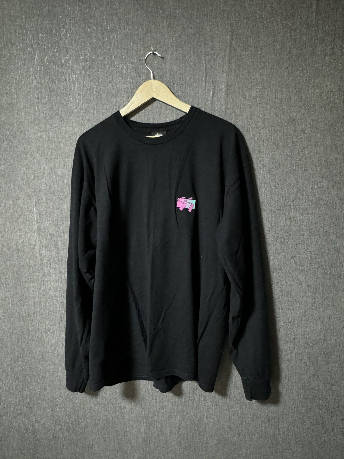 Other Stussy Vintage Big logo Streetwear Long Sleeve T-shirt Size US XL / EU 56 / 4 - 3 Thumbnail