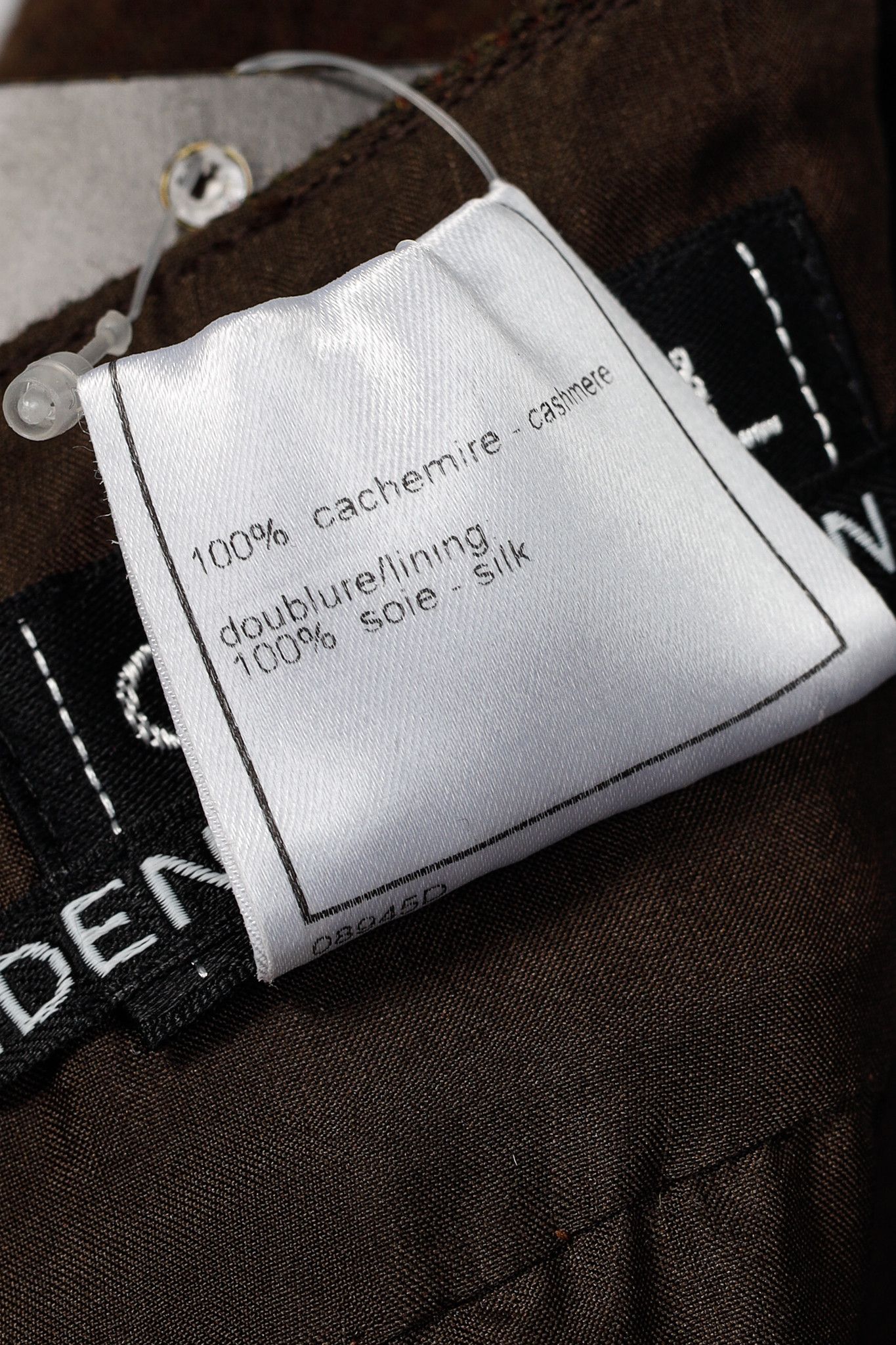 Chanel Chanel 99A Brown Cashmere Pencil Skirt Size 28" / US 6 / IT 42 - 10 Thumbnail