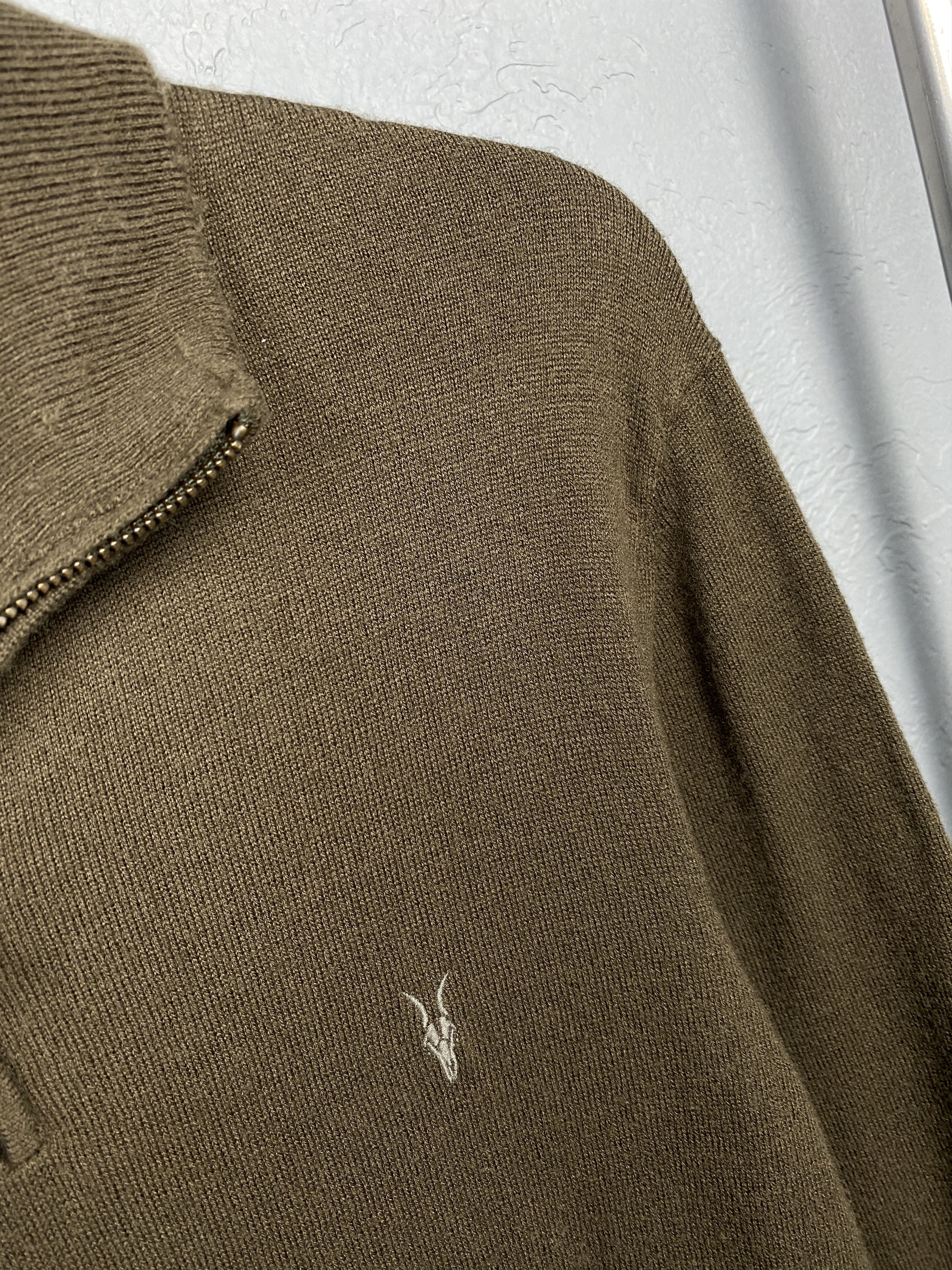 Allsaints Allsaints Mens Quarter 1\4 Zip Kilburn Wool Knit Sweater Size US M / EU 48-50 / 2 - 3 Thumbnail