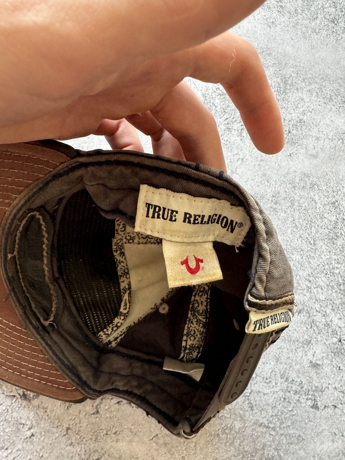 True Religion × Vintage Vintage True Religion Cap OS Size ONE SIZE - 7 Thumbnail