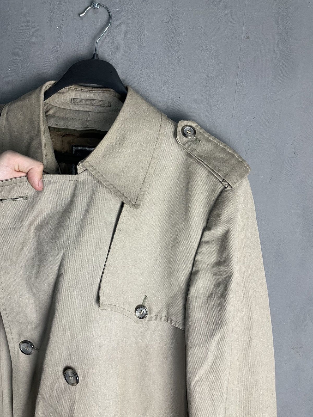 Christian Dior Monsieur Vintage Christian Dior monsieur trench-coat wool lined 44r Size US L / EU 52-54 / 3 - 2 Thumbnail