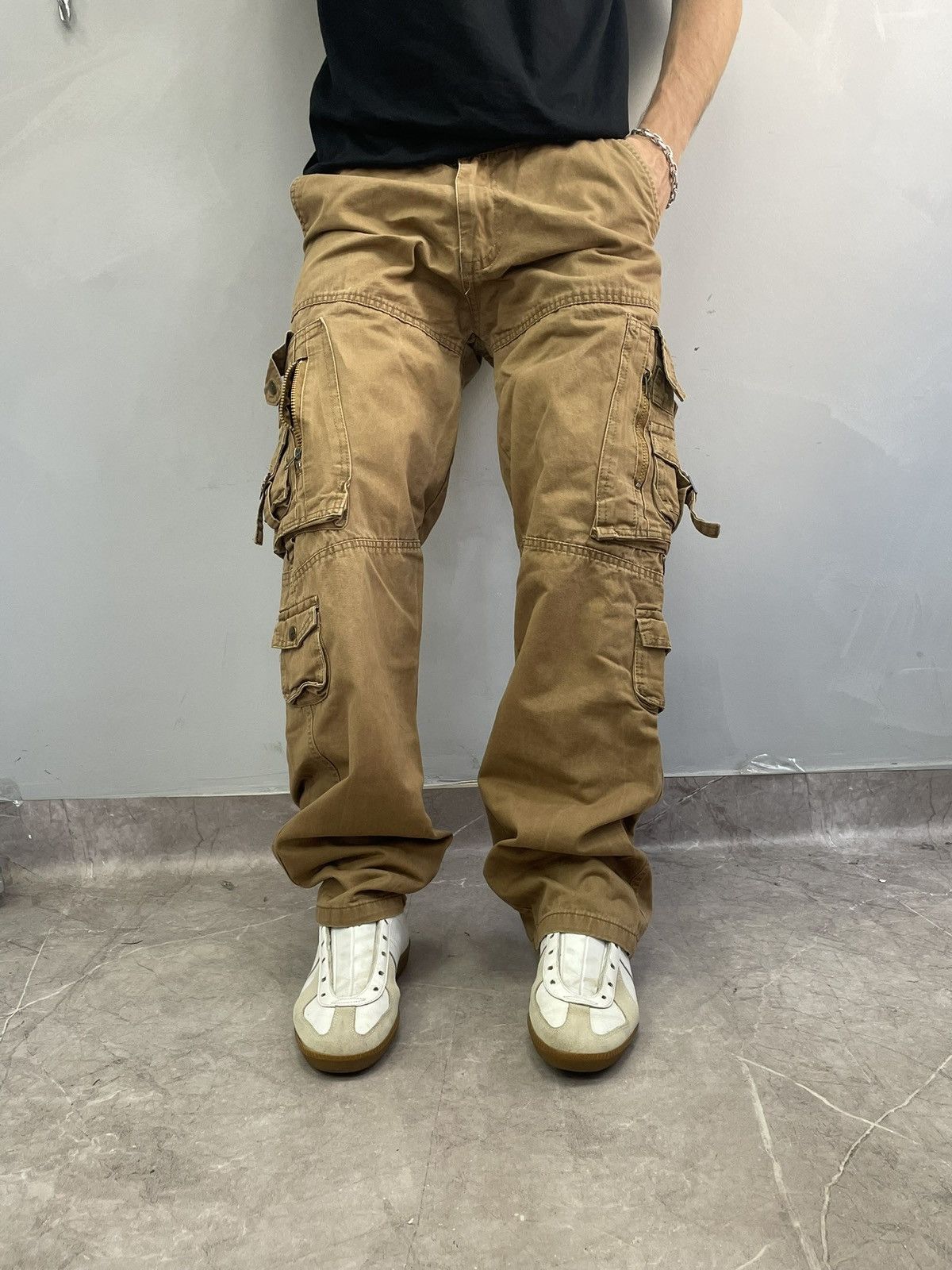 If Six Was Nine Cargo brown Multipocket ifsixwasnine style pants y2k Size US 32 / EU 48 - 1 Thumbnail