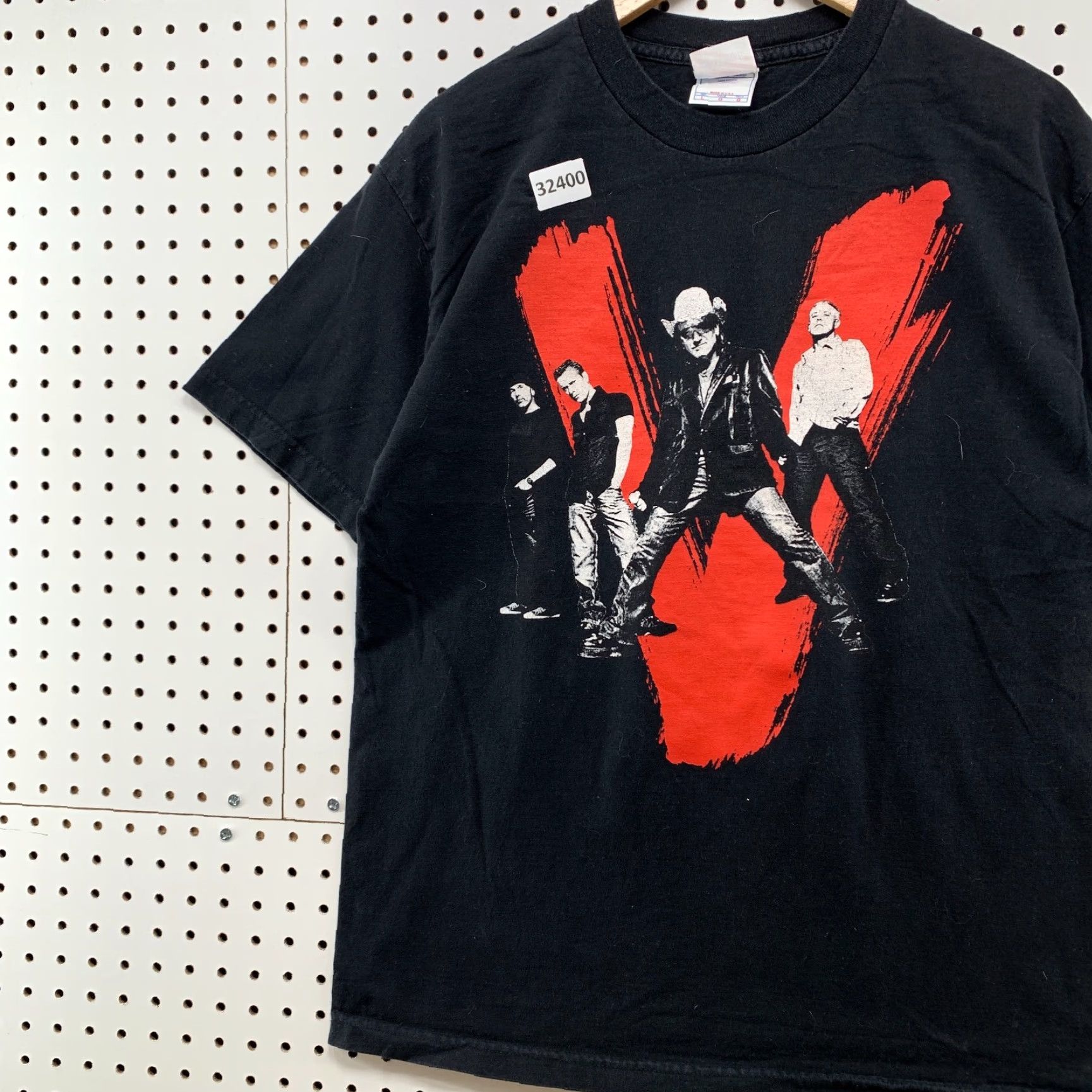 Vintage VINTAGE Murina U2 Vertigo Band Tour T-Shirt Black Mens Large Music Rock 21x28.5 USA Size US L / EU 52-54 / 3 - 4 Thumbnail