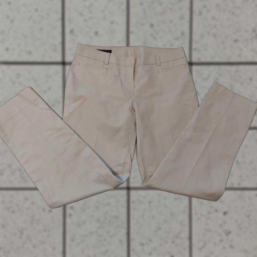 Brooks Brothers Womens Brooks Brothers Khaki Dress Pants 2P Petite Slack Chino Trouser Cotton Size 26" / US 2 / IT 38 - 1 Thumbnail