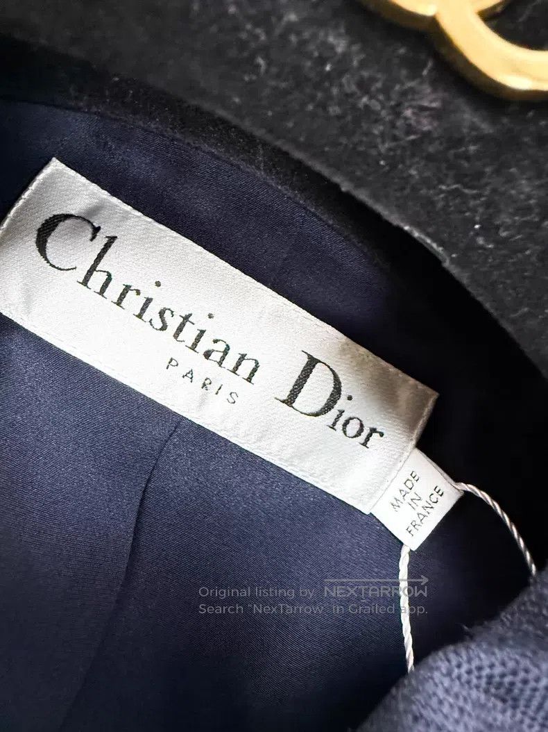 Dior Dior Long-sleeved coat with waist Size XXS / US 00 / IT 34 - 5 Thumbnail