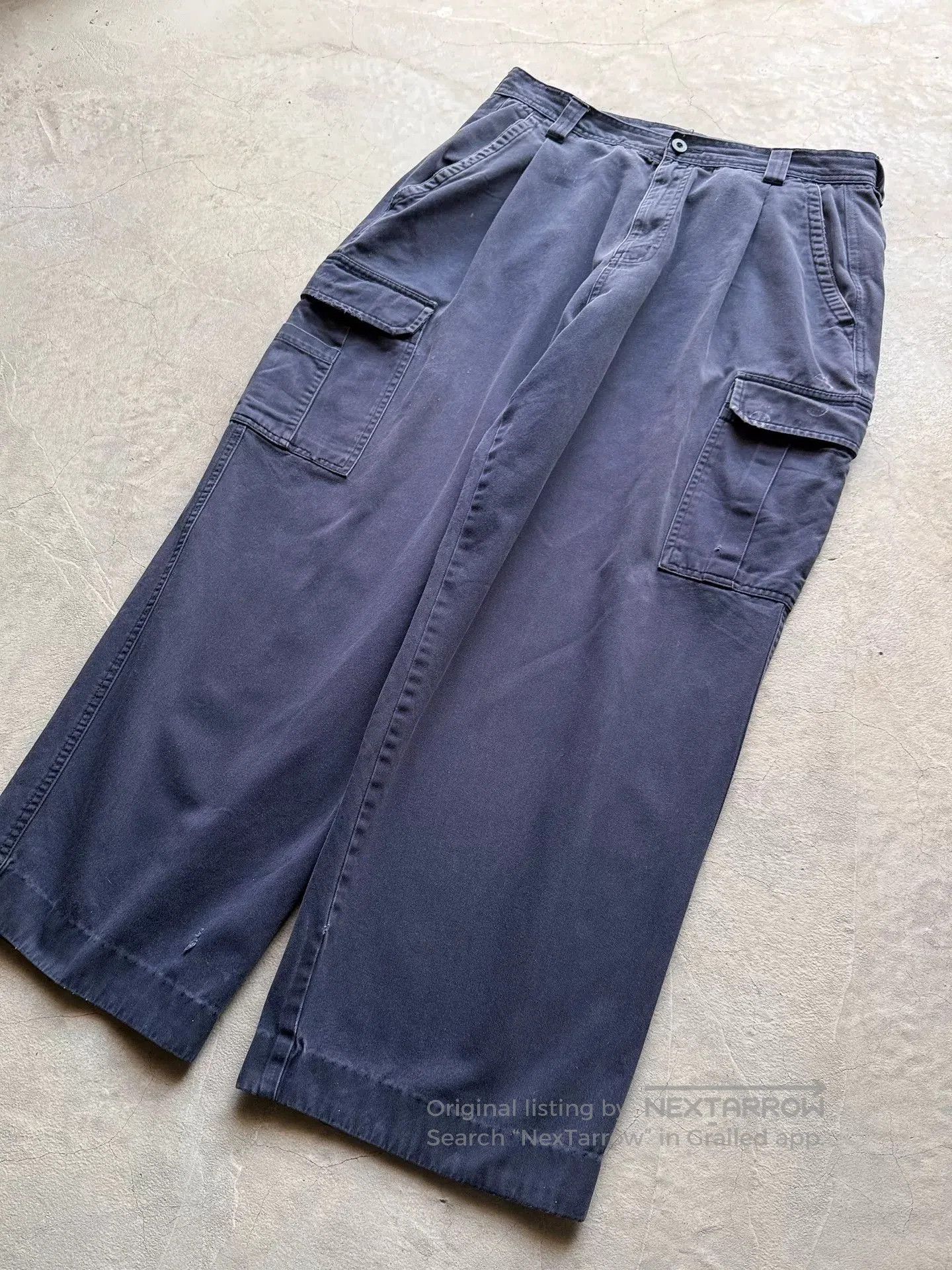 Vintage Vintage 90s Baggy Cargo Pants. Size US 32 / EU 48 - 2 Thumbnail
