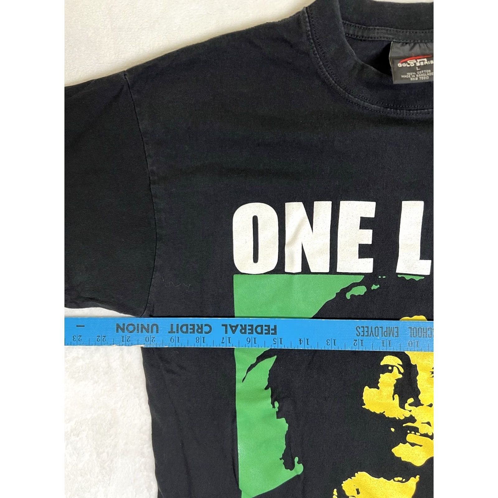 Vintage VINTAGE Bob Marley T-Shirt M Black Unisex Adults Short Sleeve 90s Band Music One Love Changes Reggae Tag Y2K Size US M / EU 48-50 / 2 - 4 Thumbnail