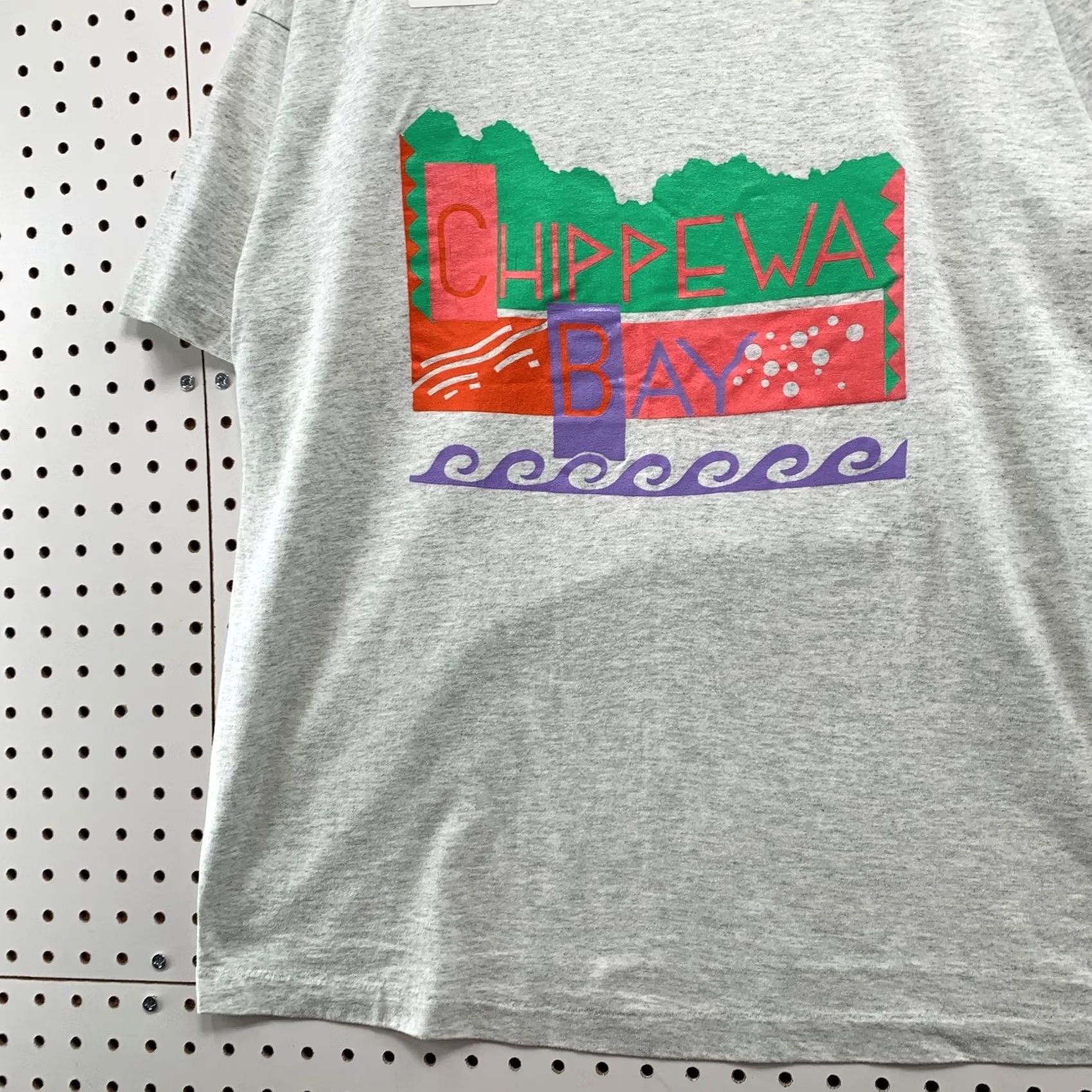 Vintage VINTAGE Chippewa Bay Shirt Mens XL Gray 90s USA Made Shirt Size US XL / EU 56 / 4 - 3 Thumbnail