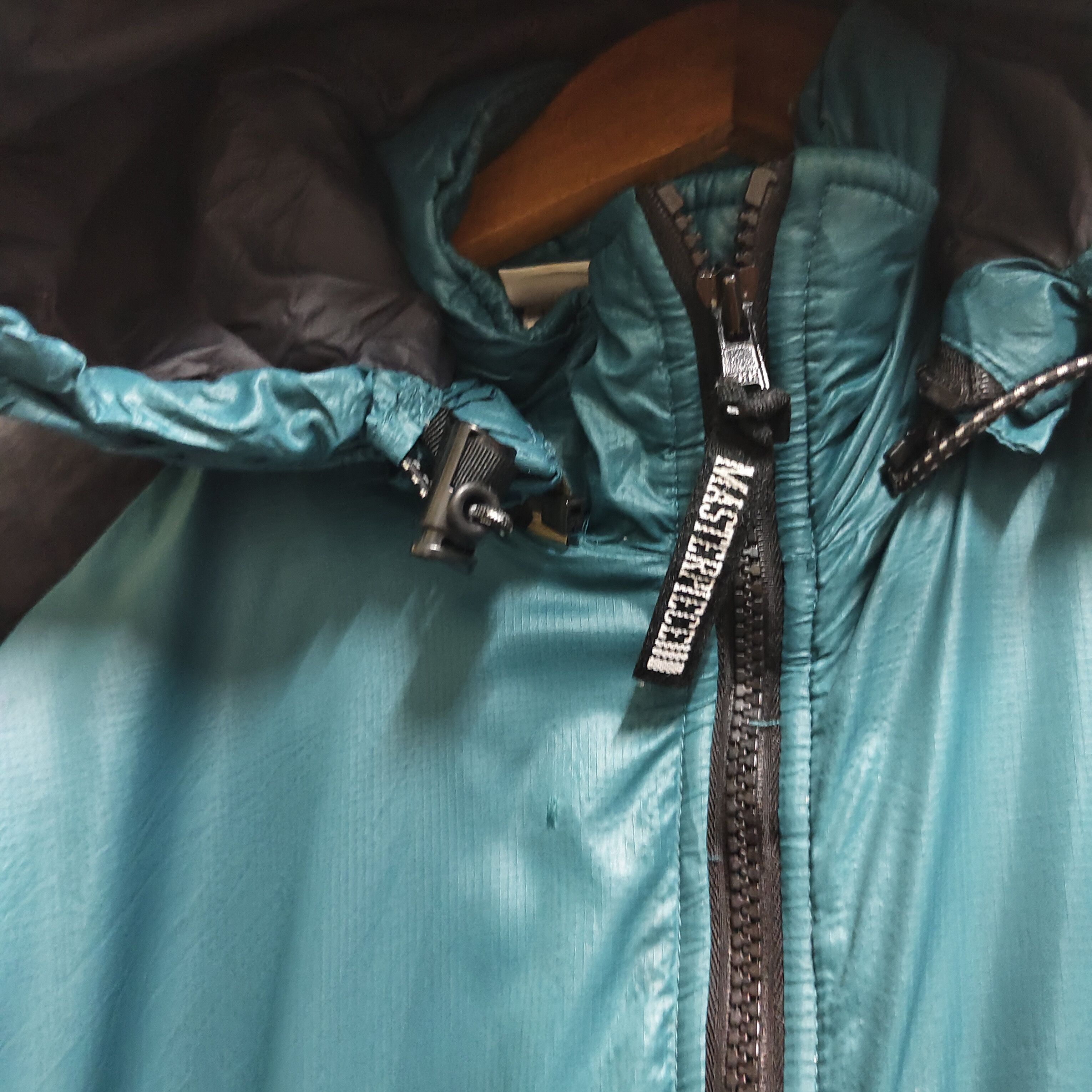 Japanese Brand × MasterPiece Masterpiece Pertex Green Black Puffer Jacket Size US L / EU 52-54 / 3 - 8 Thumbnail