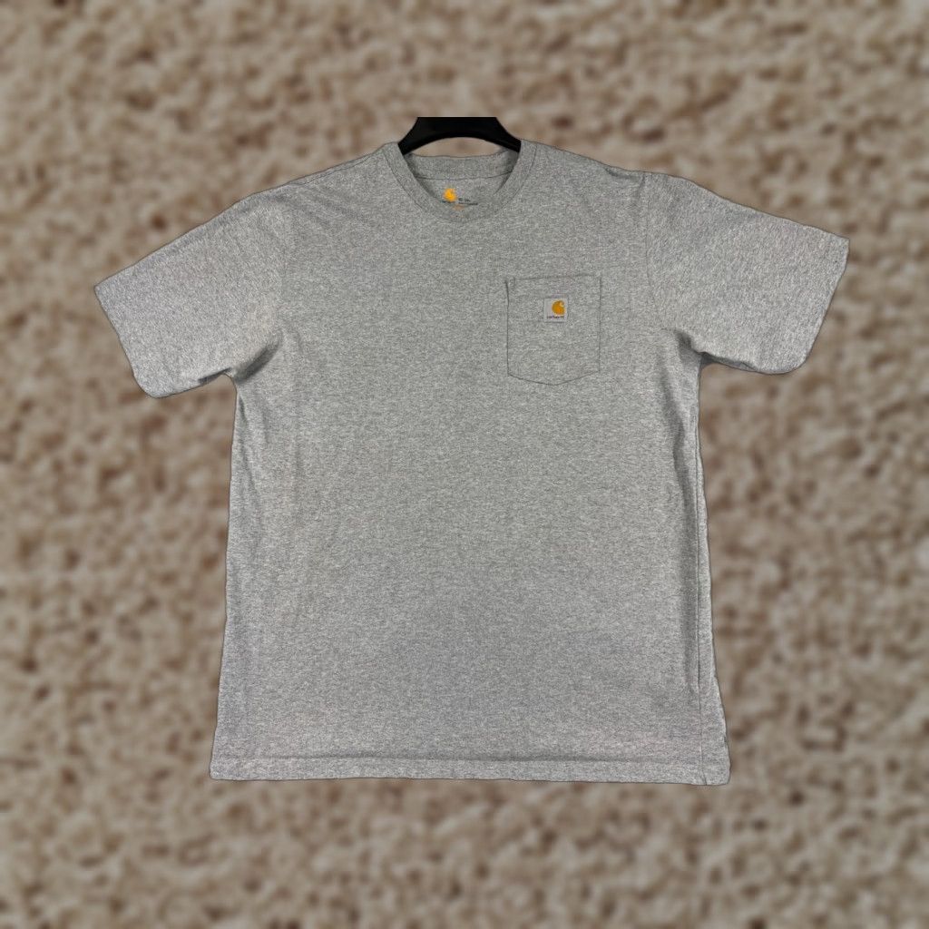 Carhartt VINTAGE Carhartt Shirt Mens Extra Large Tall Gray Short Sleeve Crew Neck Pocket Cotton Size US XL / EU 56 / 4 - 1 Thumbnail
