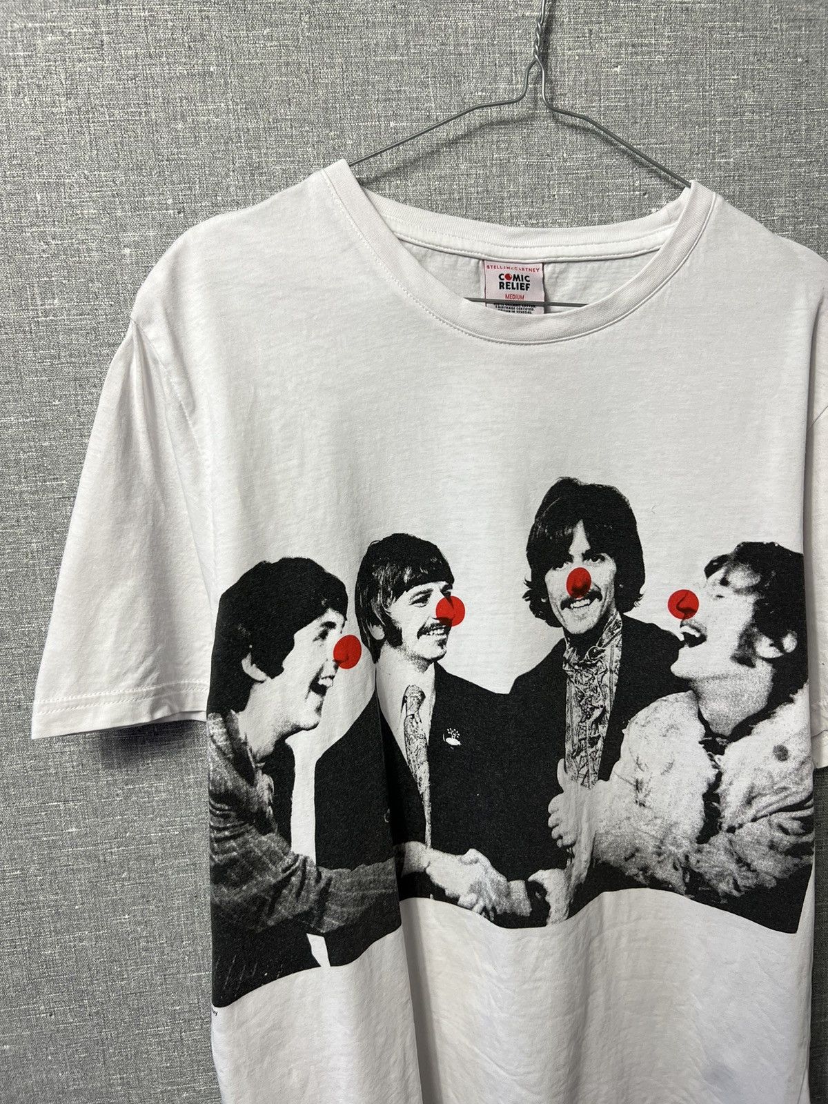 Stella McCartney × Vintage Vintage The Beatles Stella McCartney Comic Relief T-Shirt Size US M / EU 48-50 / 2 - 2 Thumbnail