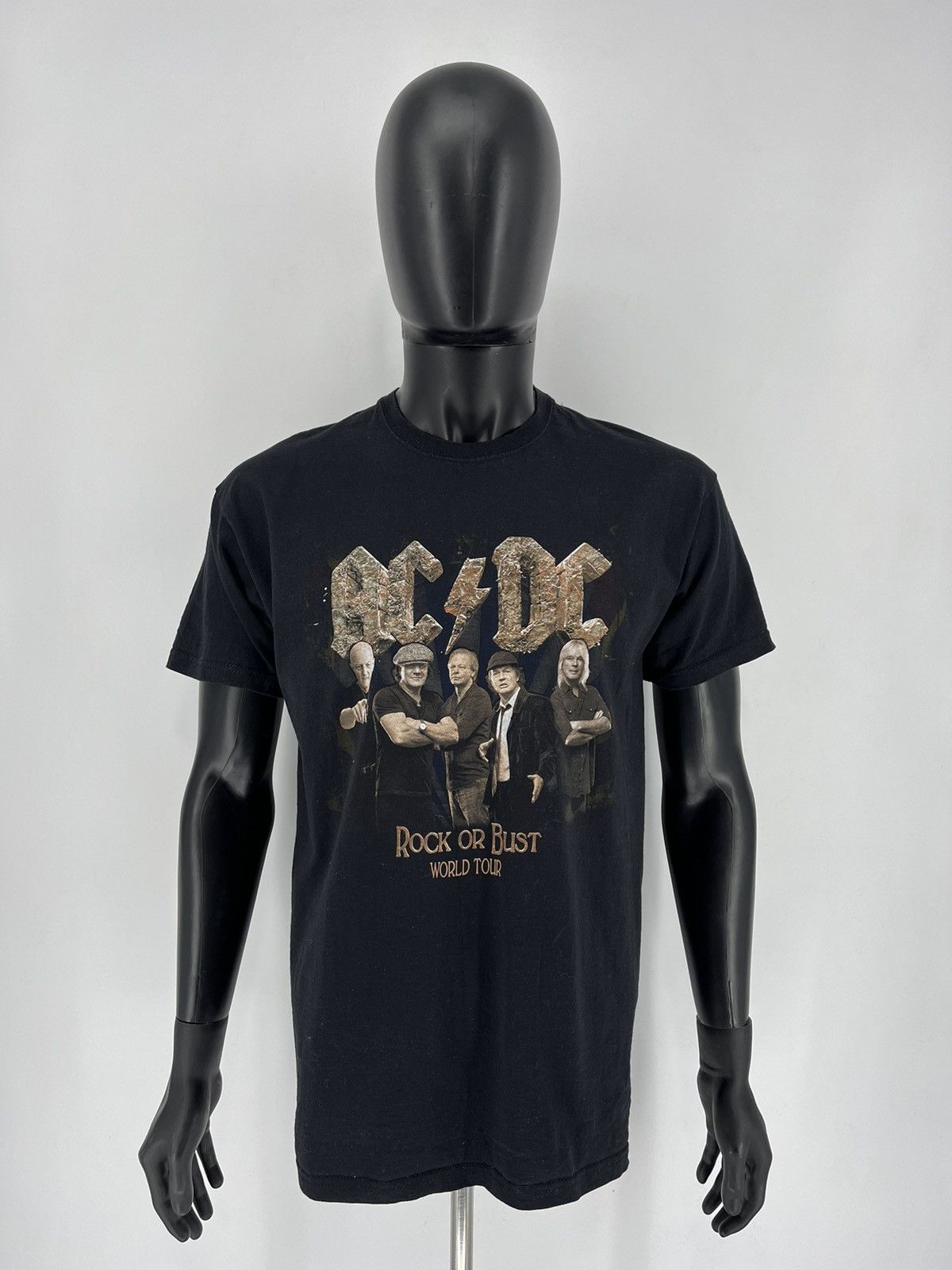 AC/DC × Band Tees × Vintage Vintage Y2K ACDC Rock or Bust Heavy Metal Rock T-Shirt Like Size US L / EU 52-54 / 3 - 2 Thumbnail