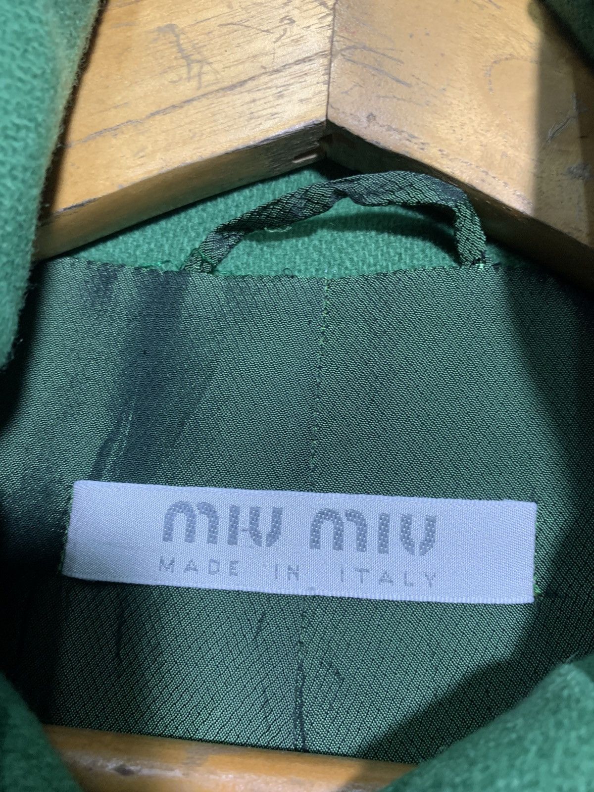 Miu Miu 🔥MIU MIU ITALY GREEN OVERCOATS JACKETS Size M / US 6-8 / IT 42-44 - 9 Thumbnail