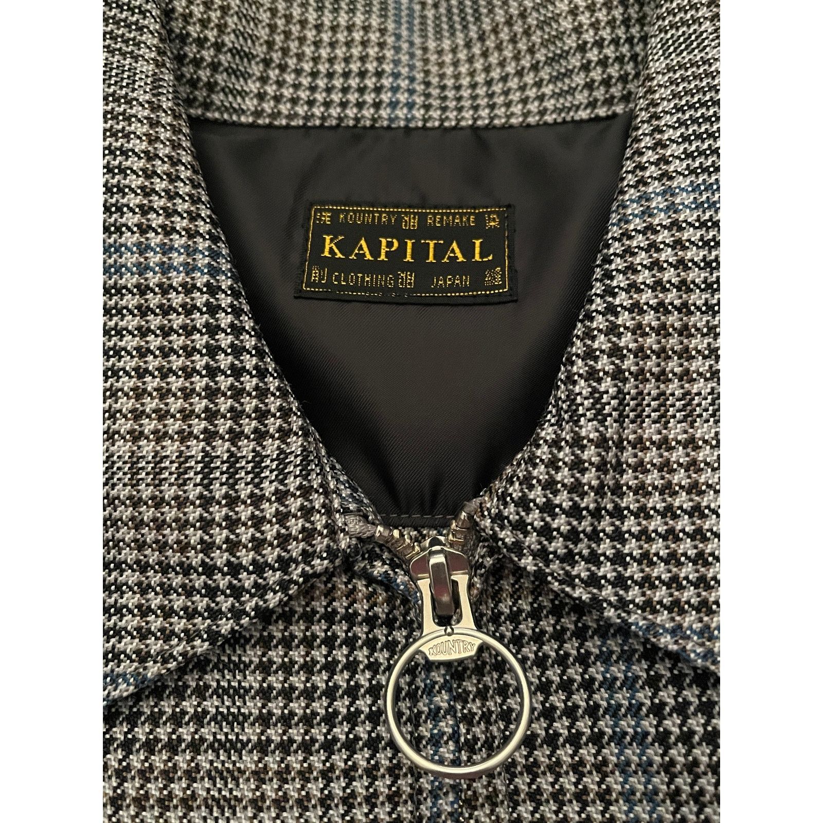 Kapital Kapital Houndstooth Check Drizzler Jacket Size 3 Size US L / EU 52-54 / 3 - 7 Thumbnail