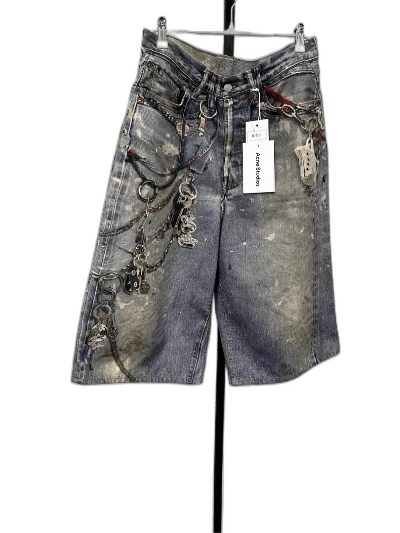 Acne Studios Acne Studios Denim Shorts with 3D Design. Size US 44 / EU 60 - 1 Thumbnail