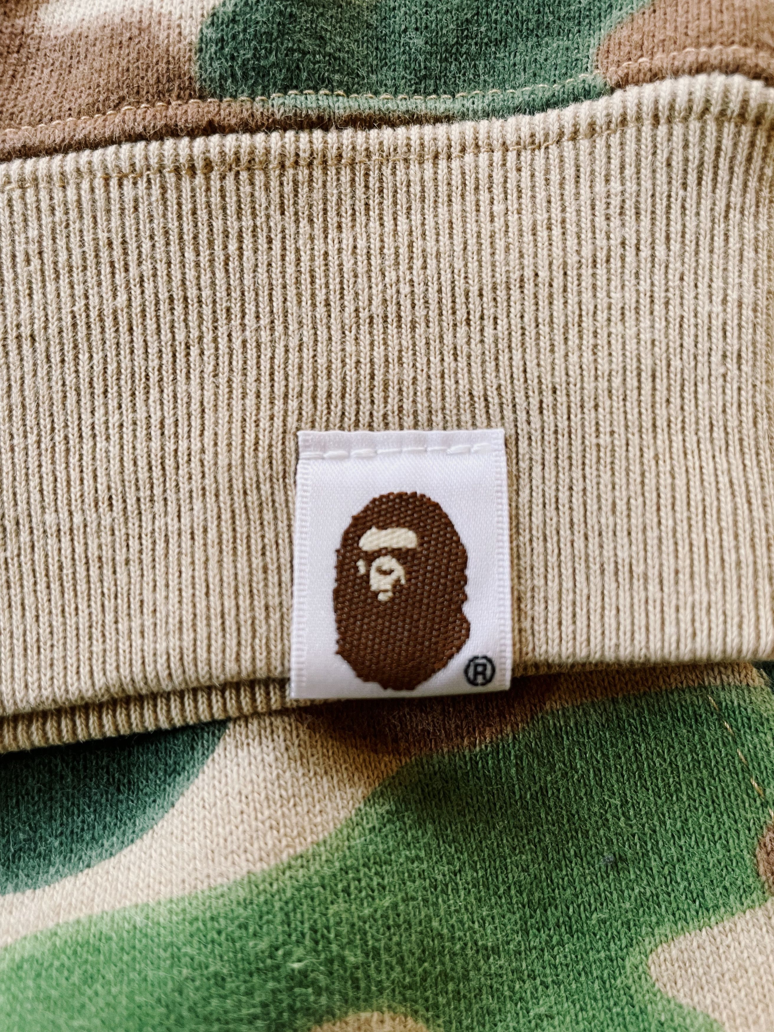 Bape Vintage Y2K Bape A Bathing Ape Puzzle Camo Full zip Hoodie Size US L / EU 52-54 / 3 - 6 Thumbnail