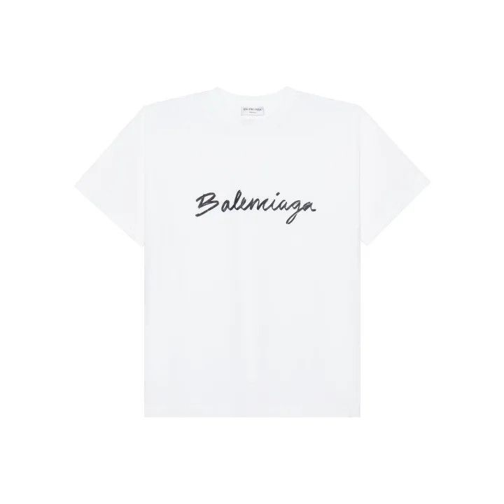 Balenciaga Balenciaga Women's Casual Short Sleeve T-Shirt 0079 Size M / US 6-8 / IT 42-44 - 1 Thumbnail