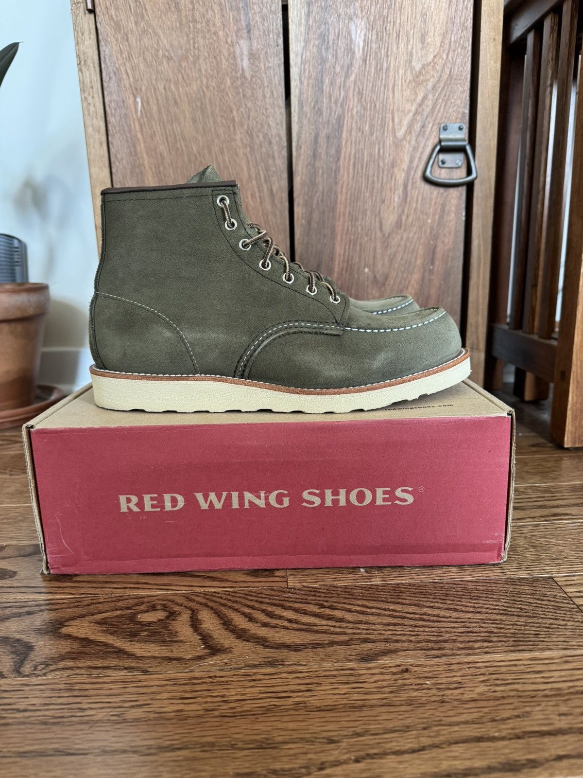 Red Wing Loden Abilene moc toe - 8857 Size US 11 / EU 44 - 5 Thumbnail