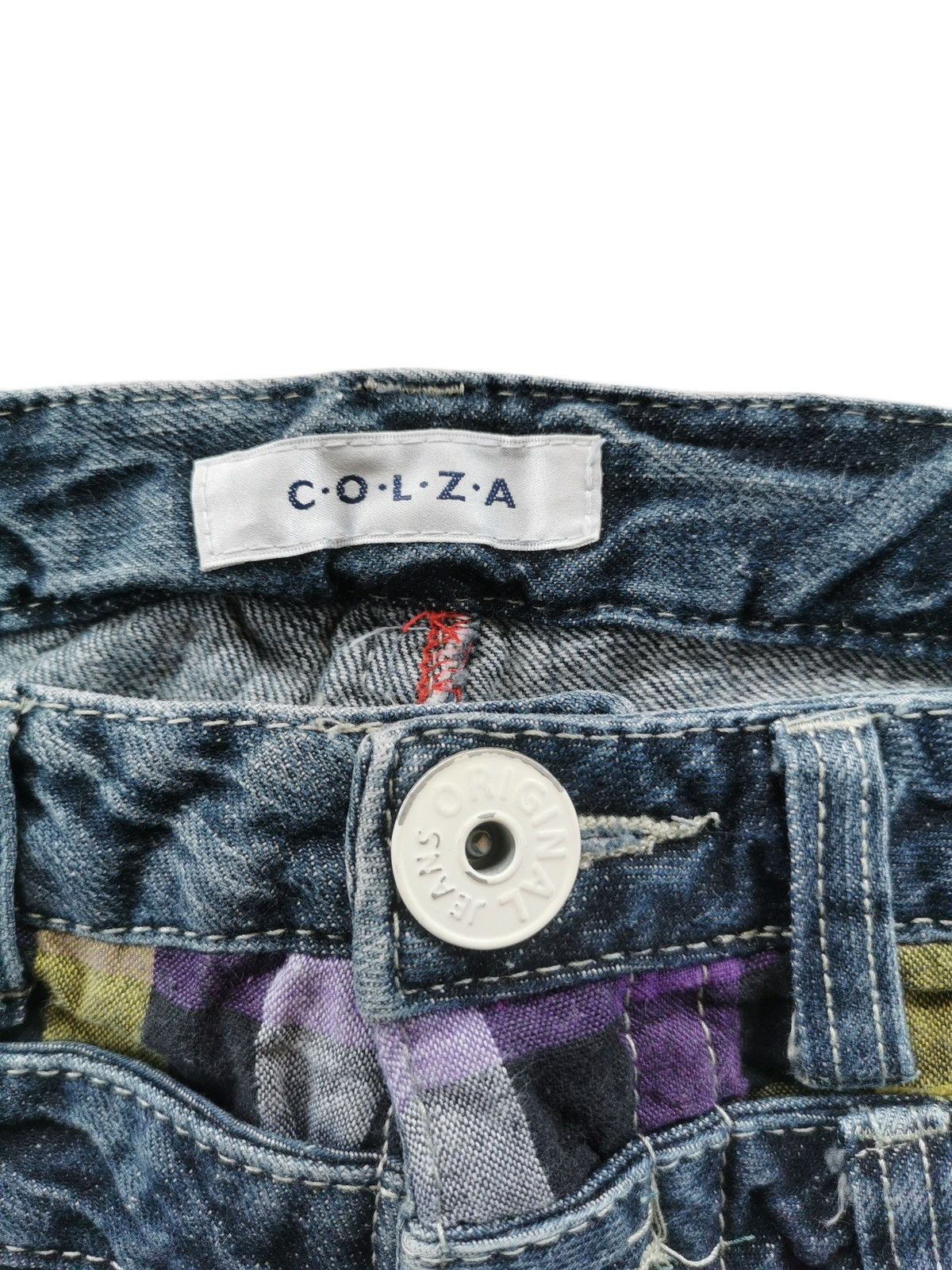 Kapital Colza Jeans Double Waist Funky Girl 🟦 A830 Size 28" / US 6 / IT 42 - 9 Thumbnail