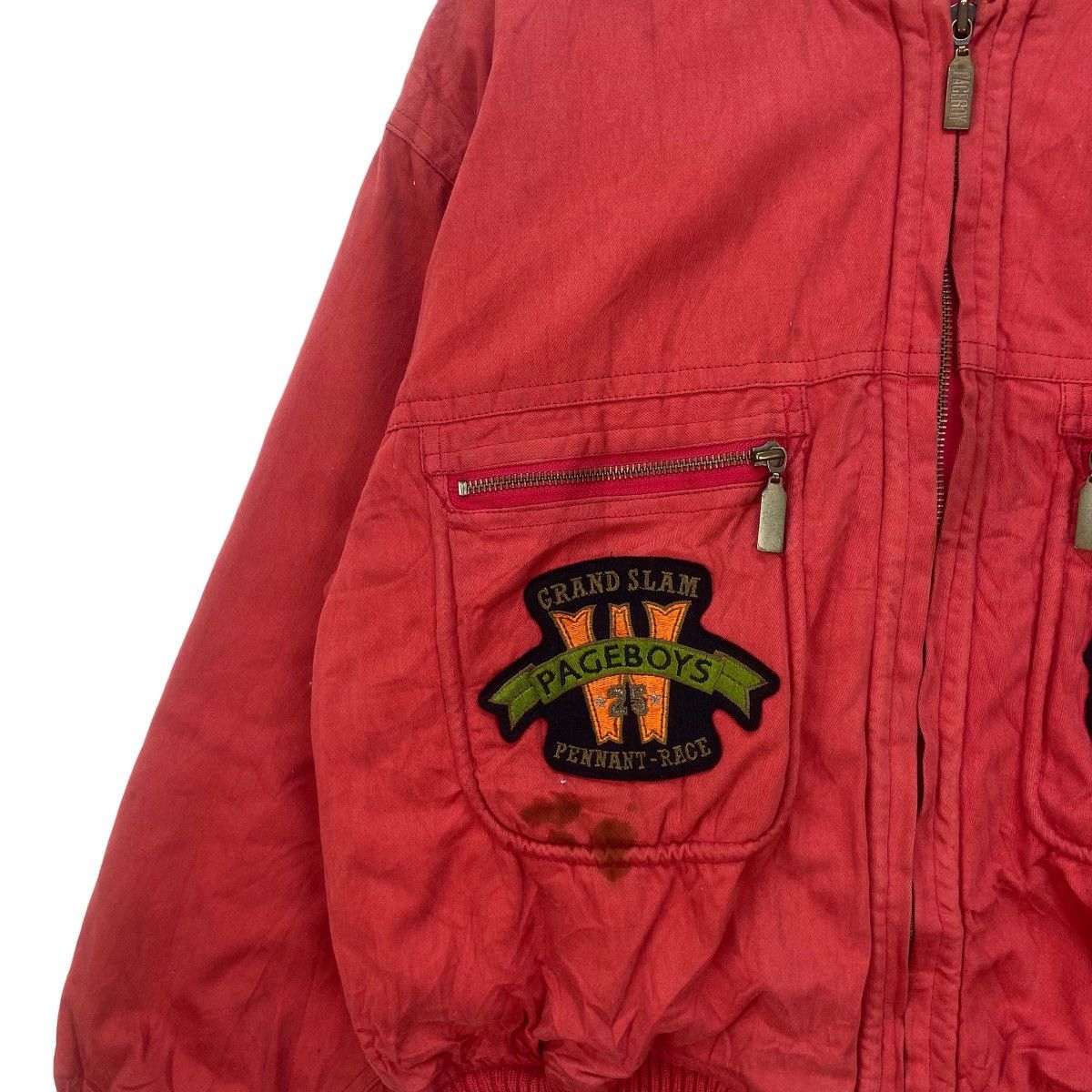 Grand Slam Vtg Pageboys Pennant Race Benchwarmer Shut-Out Bomber Style Size US M / EU 48-50 / 2 - 5 Thumbnail