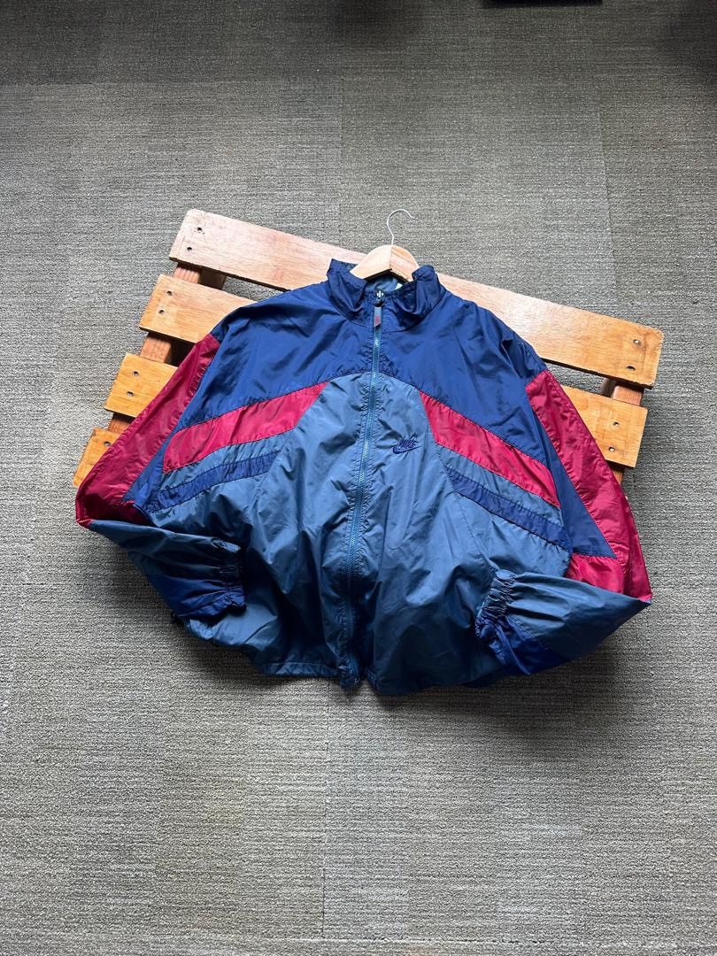 Nike VINTAGE NIKE WINDBREAKER JACKET Size US L / EU 52-54 / 3 - 1 Thumbnail