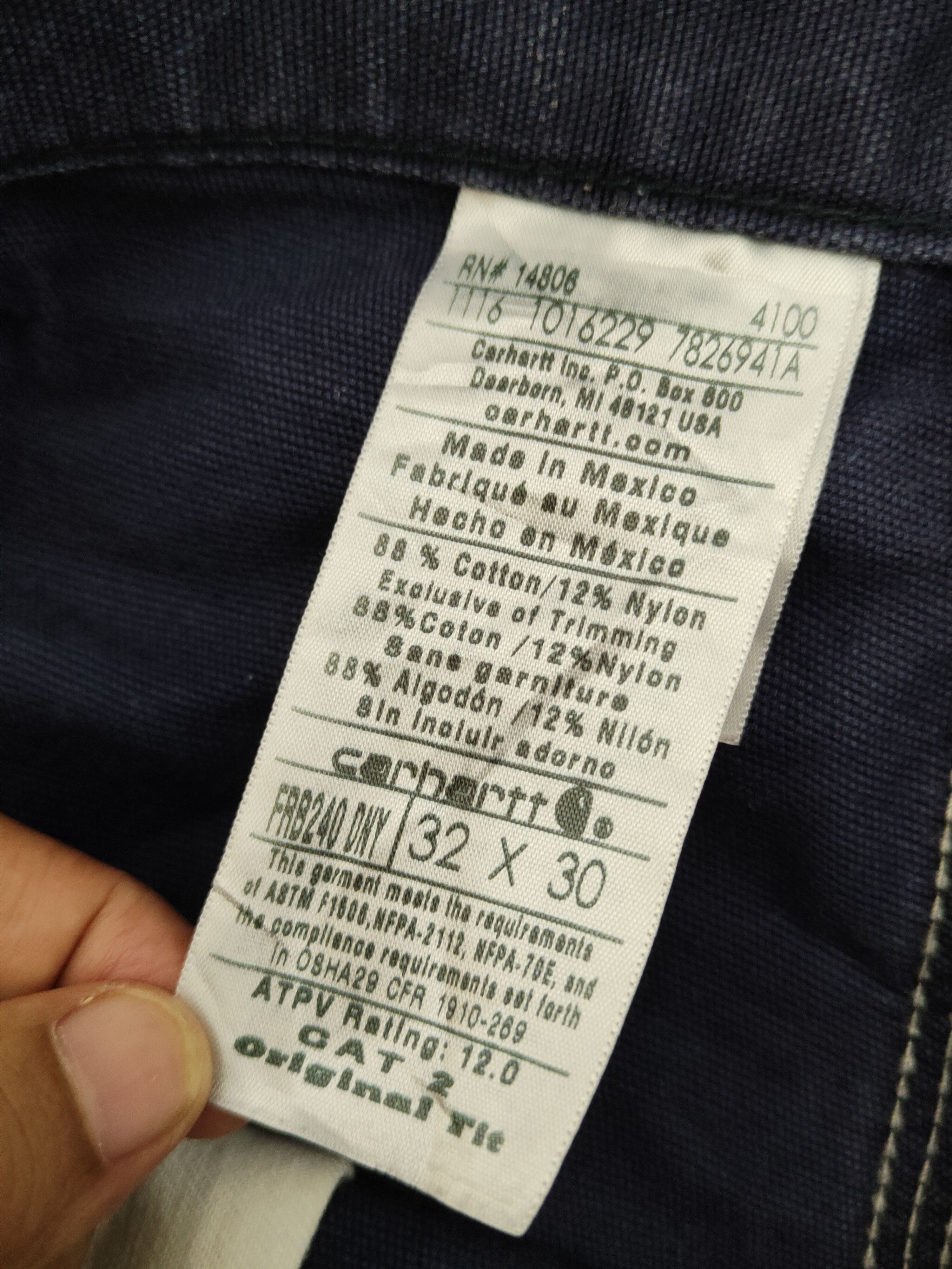 Carhartt DL FR Carhartt Navy Multipocket Tactical Cargo Pants #W1589 Size US 32 / EU 48 - 17 Thumbnail