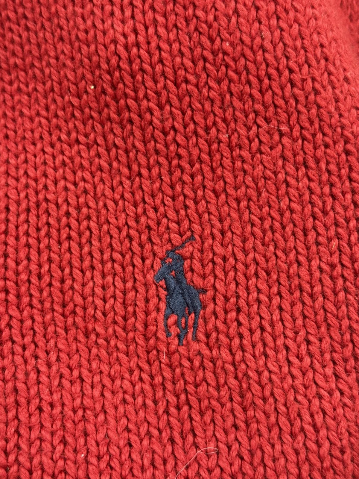 Polo Ralph Lauren Polo Ralph Lauren Cotton Heavy Knit Quater Zip Sweater Size US XL / EU 56 / 4 - 2 Thumbnail