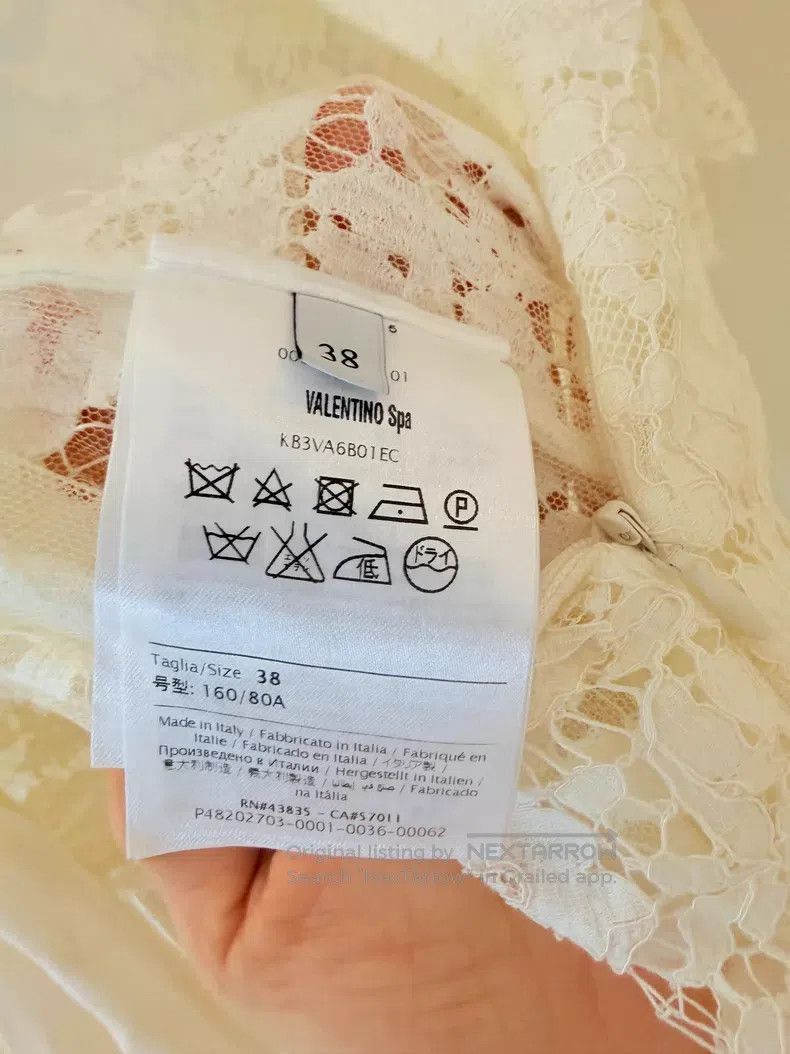 Valentino Valentino White lace dress two-piece set Size S / US 4 / IT 40 - 5 Thumbnail