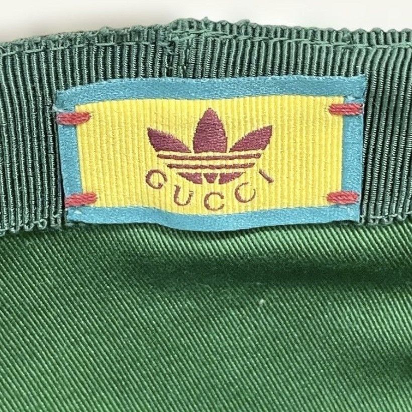 Adidas × Gucci GUCCI ADIDAS CAP GREEN double side size S NEW Size ONE SIZE - 8 Thumbnail