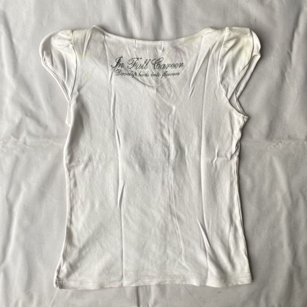 If Six Was Nine × Japanese Brand × Le Grande Bleu (L.G.B.) Vintage Y2K Pendora Diamonds DIOR Style Women's Blouse Size S / US 4 / IT 40 - 10 Thumbnail