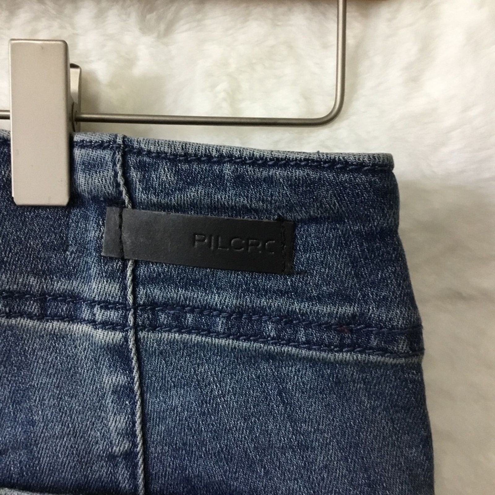 Anthropologie Anthropologie Pilcro Blue High-rise Skinny Jeans Size 28" / US 6 / IT 42 - 9 Thumbnail