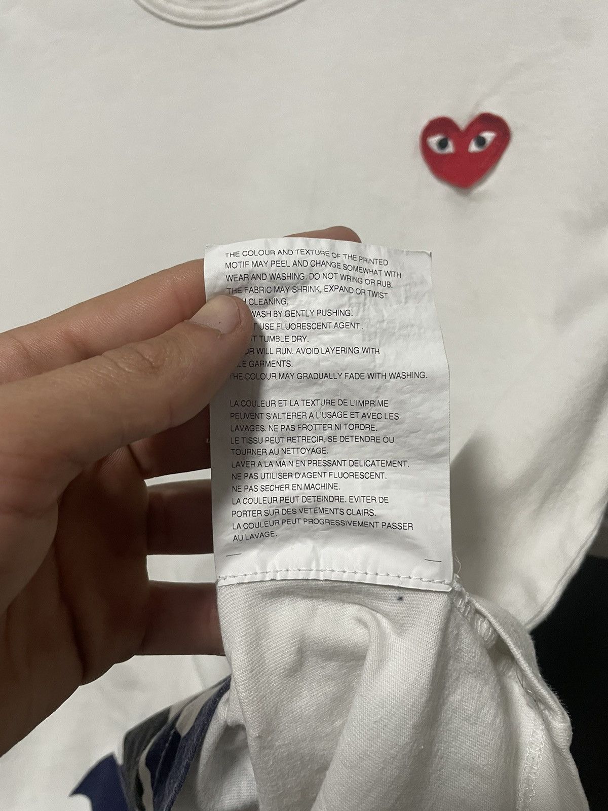 Comme des Garcons Comme Des Garçons Play Tee Logo Heart T Shirt Size US S / EU 44-46 / 1 - 17 Thumbnail