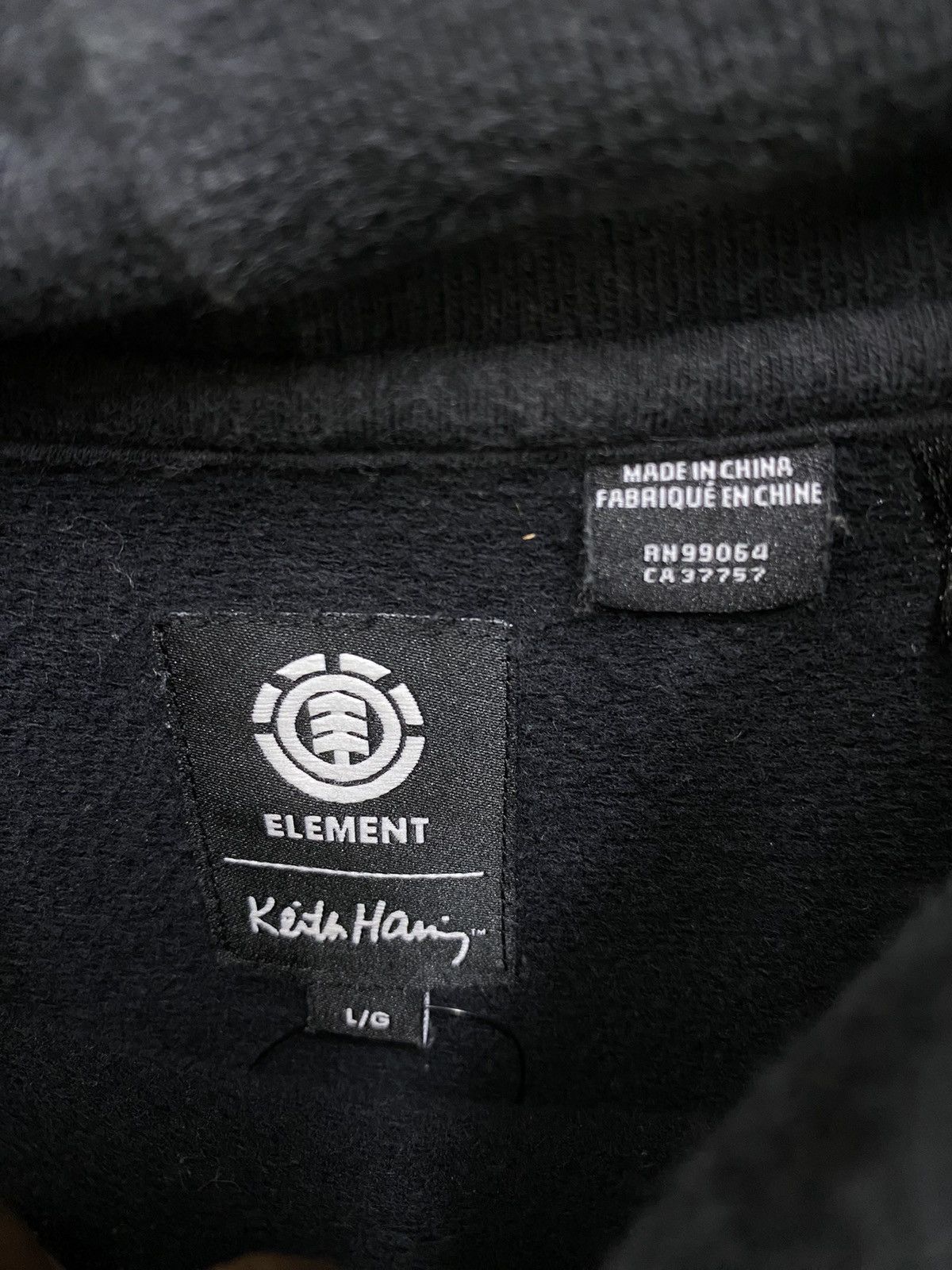 Keith Haring Vintage Element x Keith Haring Hoodie Black Size L Size US L / EU 52-54 / 3 - 10 Thumbnail