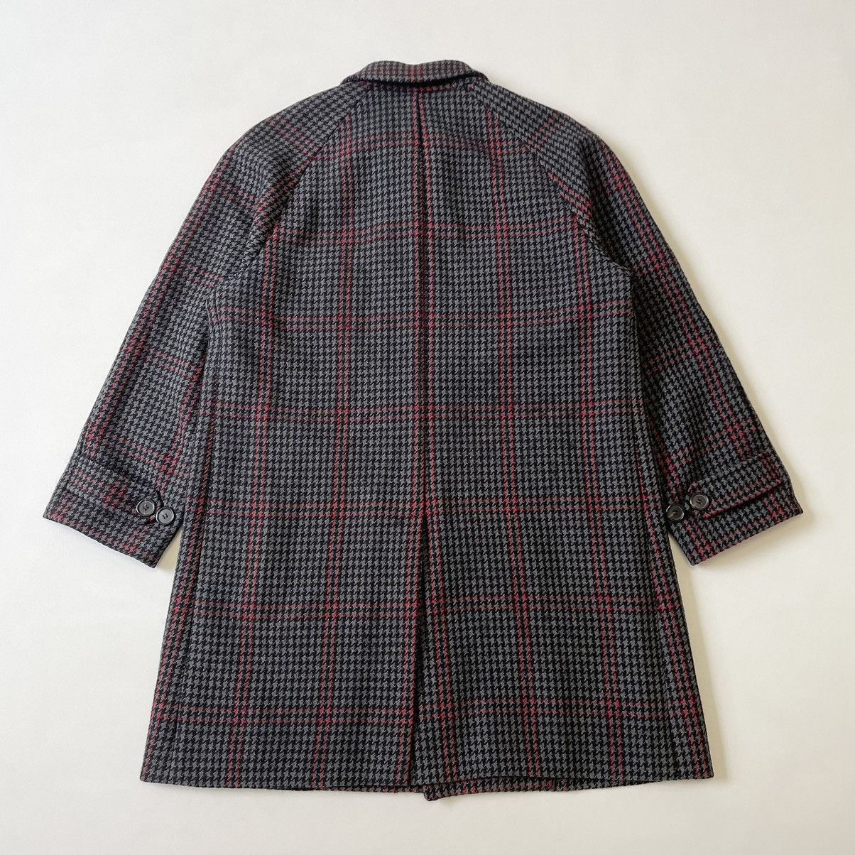 Prada Mid 2000s Check Wool Overcoat Size US XL / EU 56 / 4 - 9 Thumbnail