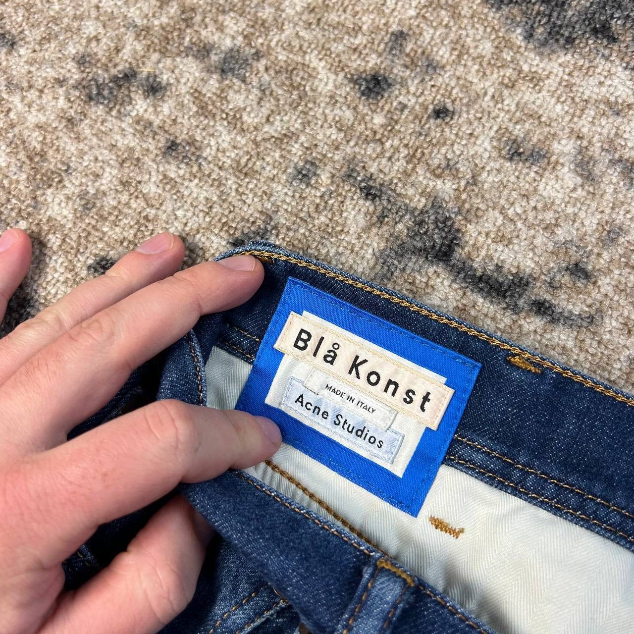 Acne Studios Acne Studios Bla Konst Luxury Blue Denim Jeans Size US 31 - 7 Thumbnail
