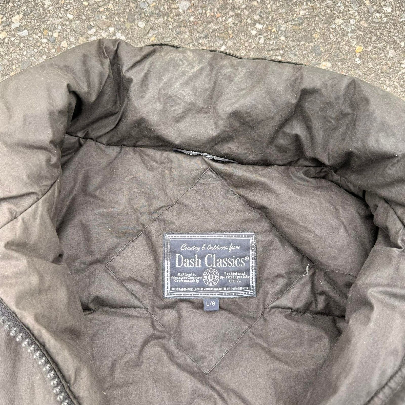 Other Vintage Dash Classics Black Puffer Jacket Large 26x25 Boxy Size US L / EU 52-54 / 3 - 2 Thumbnail