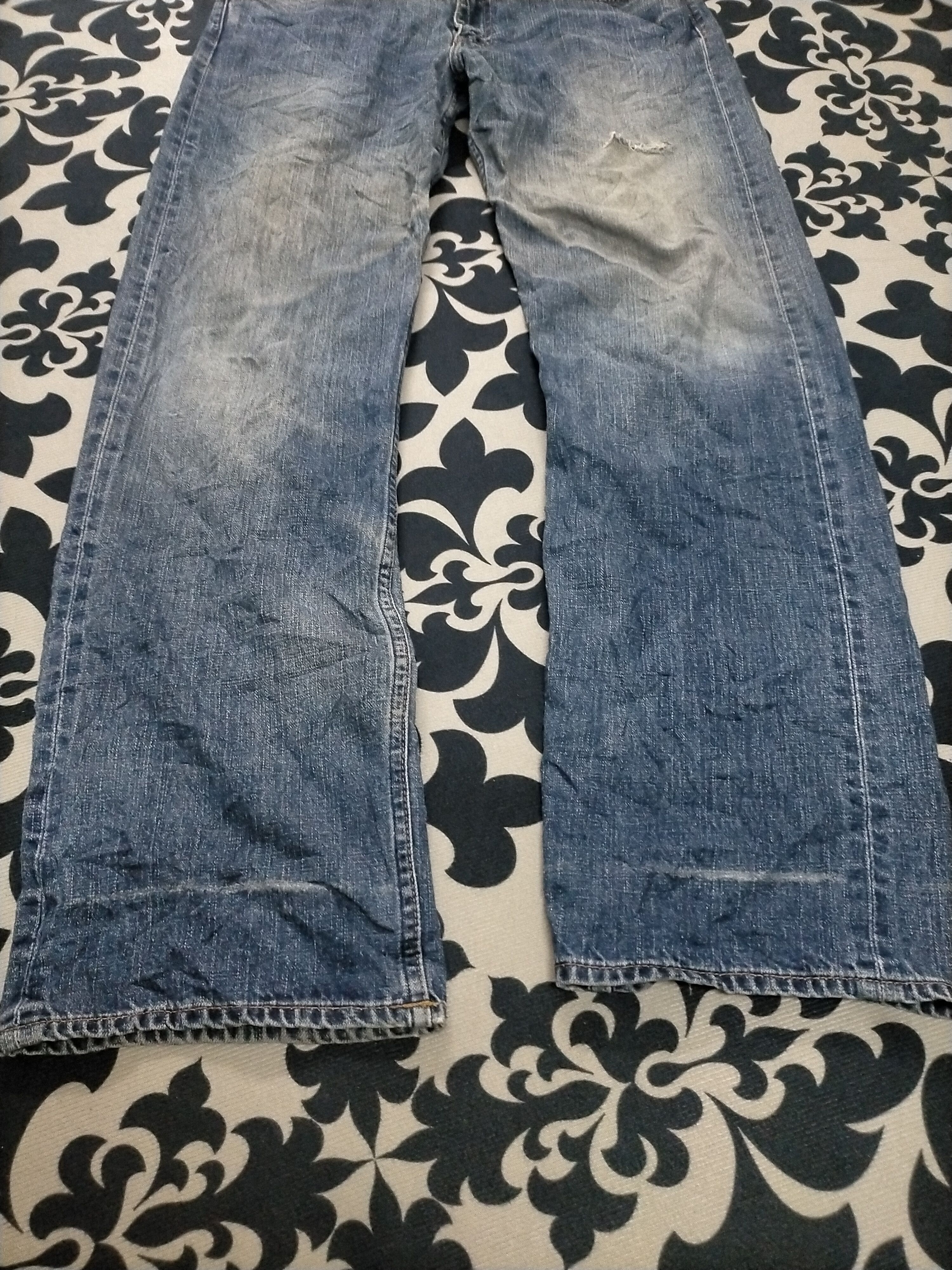 Levi's 🔥 Washed🔥 Vintage Levis 512 Distressed Jeans Size US 32 / EU 48 - 4 Thumbnail