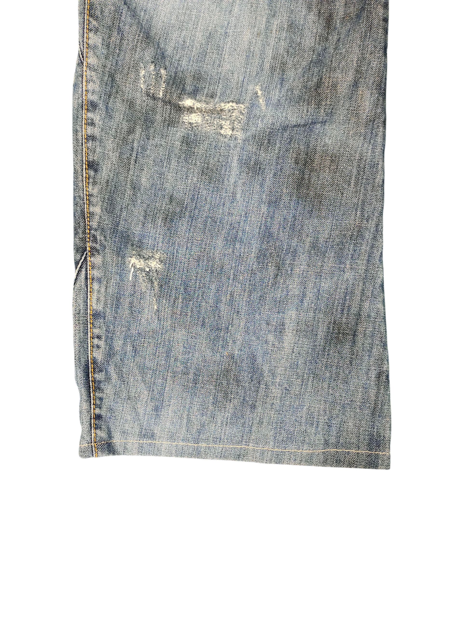 Energie Vintage Y2k Energie Worn-out & Distress Fatigue Denim Jeans Size US 30 / EU 46 - 7 Thumbnail