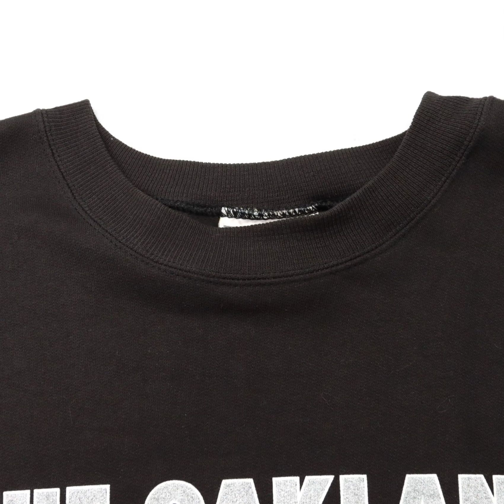 Vintage VINTAGE Oakland Raiders Crewneck Sweatshirt XL Black NOS Shirt Men's Size US XL / EU 56 / 4 - 6 Thumbnail