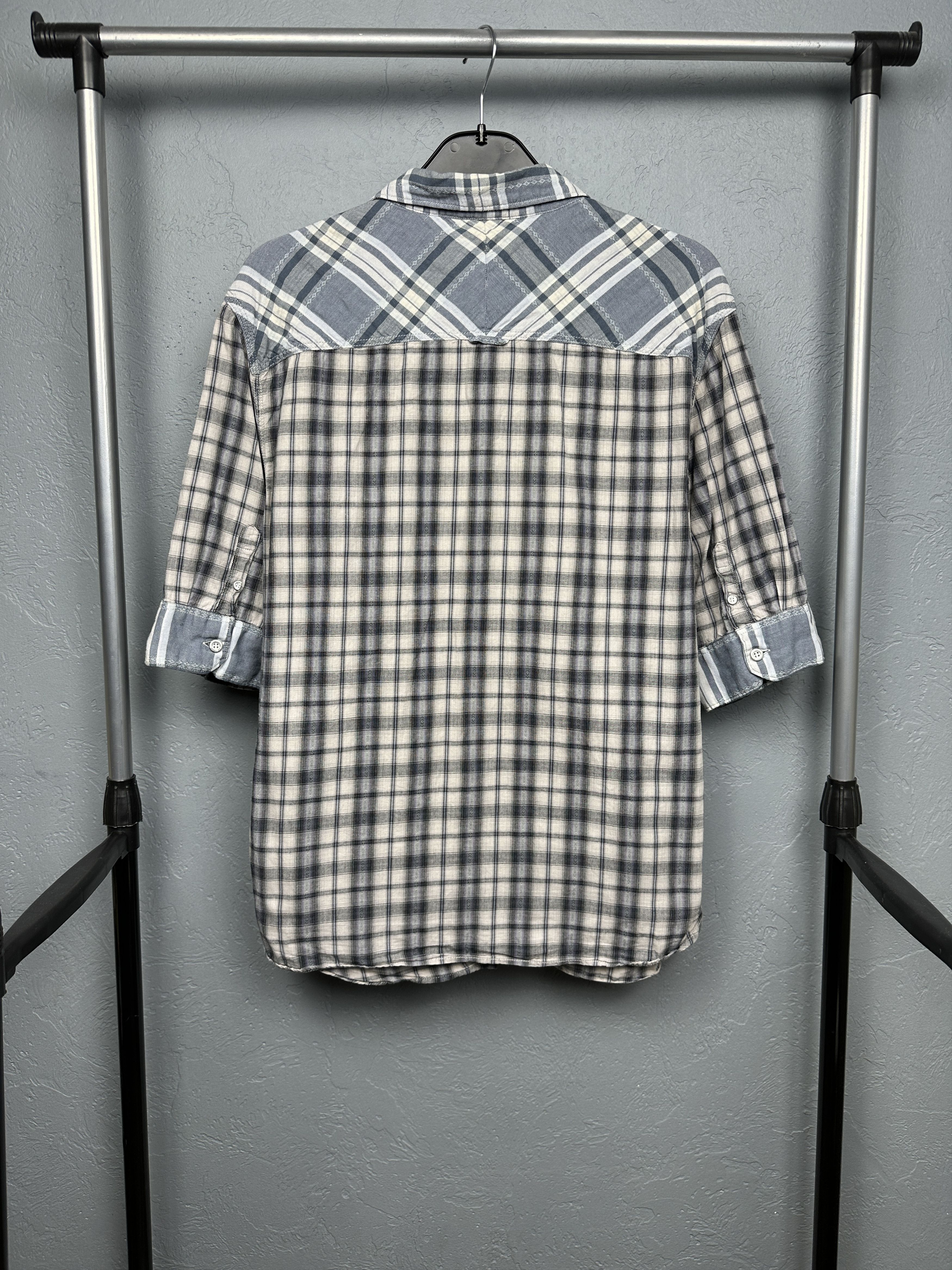 Allsaints Allsaints Mens Burnett 1\2 Sleeve Shirt Size US XL / EU 56 / 4 - 5 Thumbnail