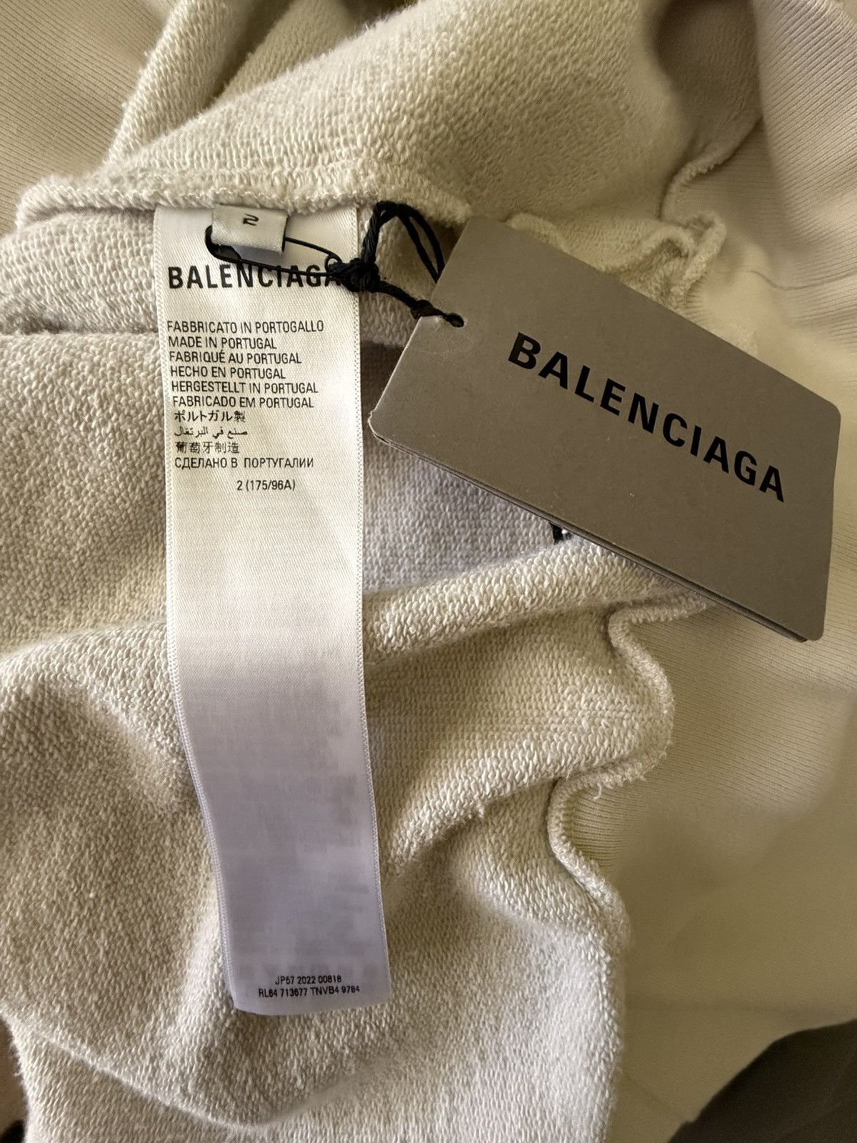 Balenciaga FW22 Be Different Large Fit Hoodie Size US M / EU 48-50 / 2 - 5 Thumbnail