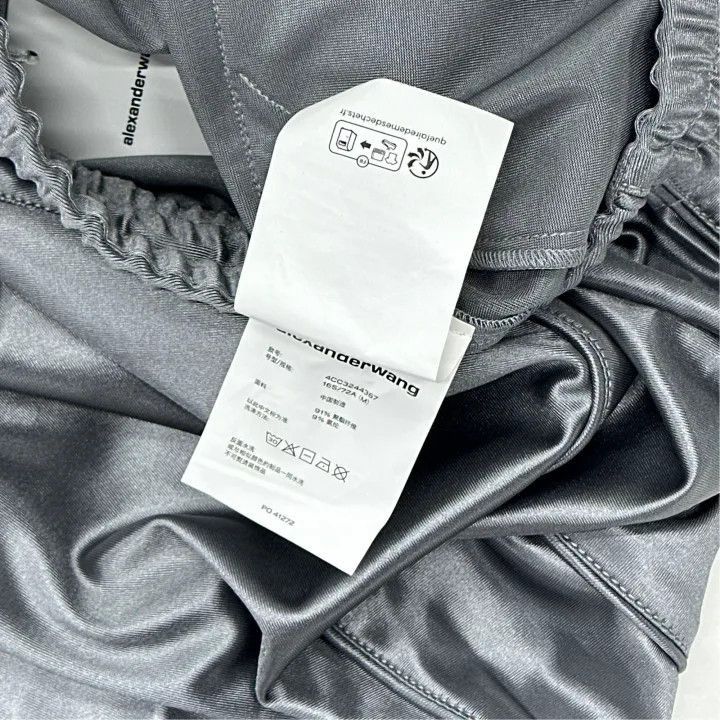 Alexander Wang Alexander Wang Gray Elastic Waist Casual Pants - Size 28" / US 6 / IT 42 - 5 Thumbnail
