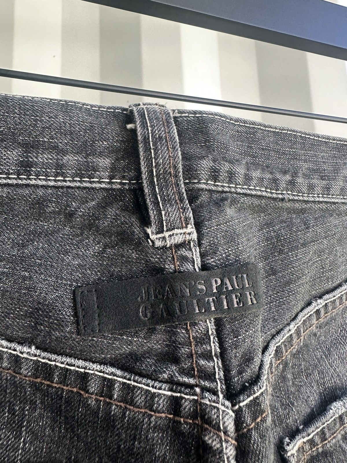 Jean Paul Gaultier Adjustable Hook Denim Size US 30 / EU 46 - 6 Thumbnail