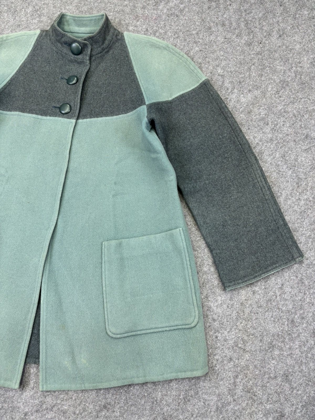Christian Dior Monsieur Vintage Dior Two Tones Wool Coat F694 Size L / US 10 / IT 46 - 6 Thumbnail