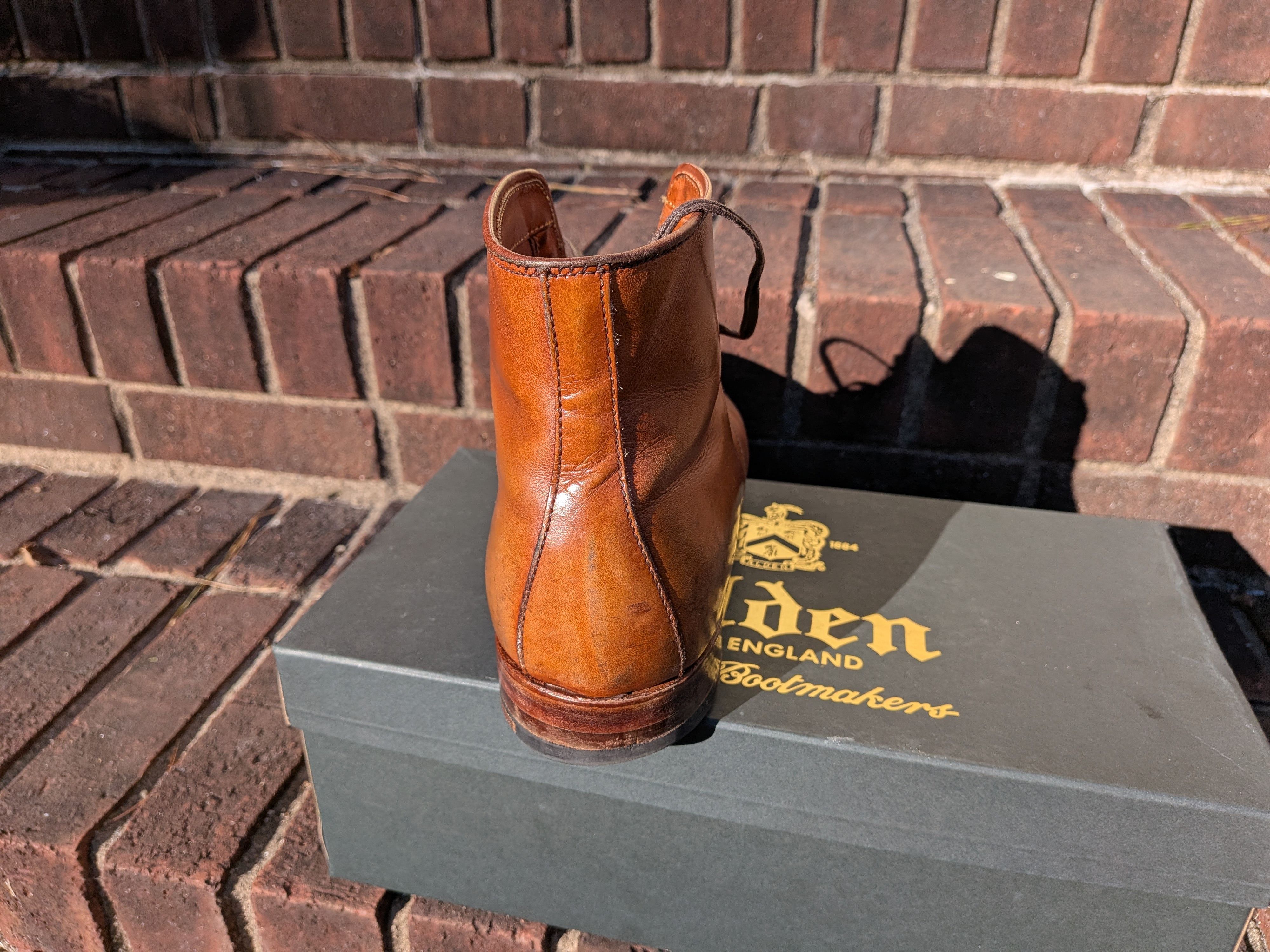 Alden × J.Crew Alden X J Crew Tan Captoe Boots Size US 7.5 / EU 40-41 - 12 Thumbnail