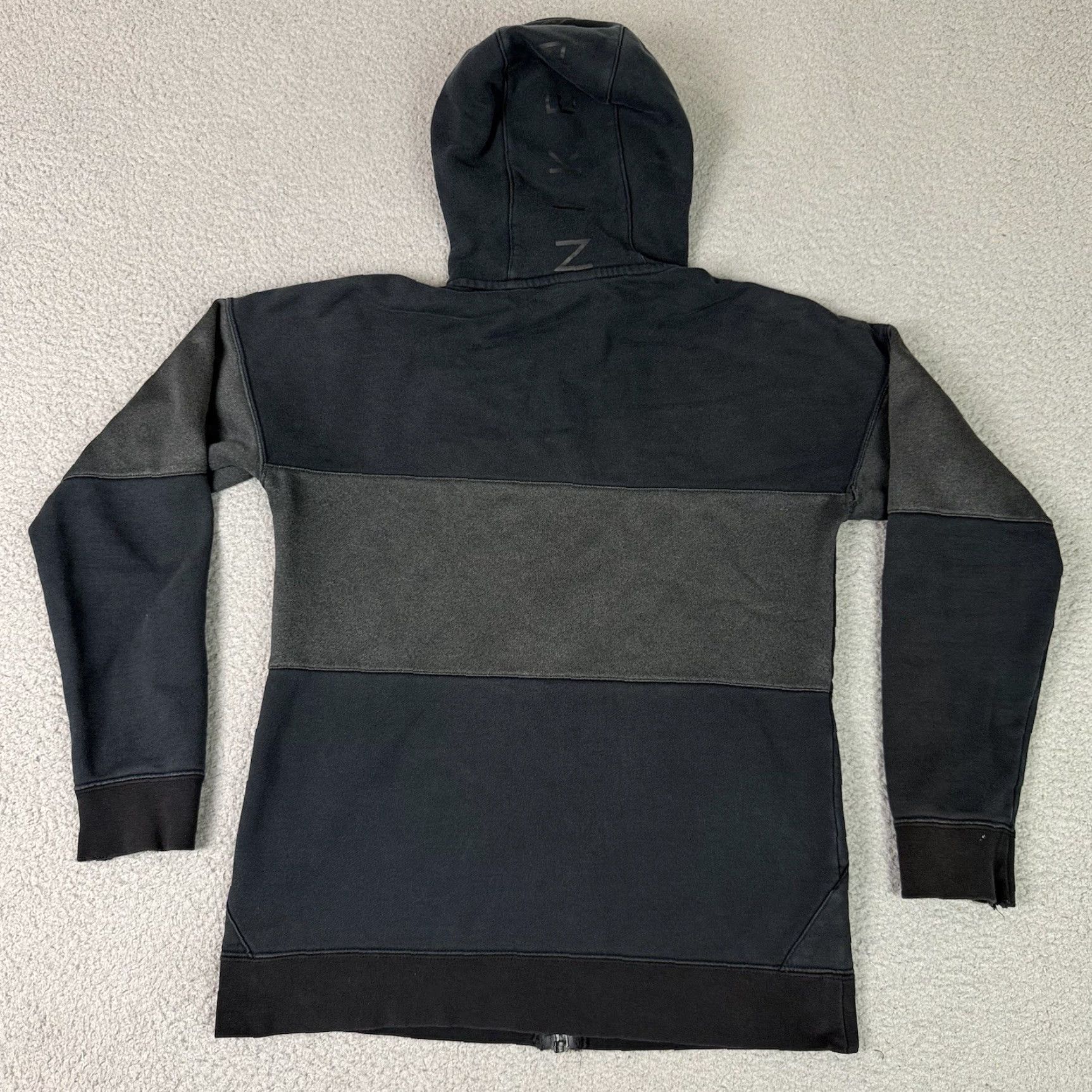 Nike VINTAGE Nike Sportswear Club Fleece Full Zip Up Hoodie Mens Small Black Swoosh Logo Air Size US S / EU 44-46 / 1 - 6 Thumbnail