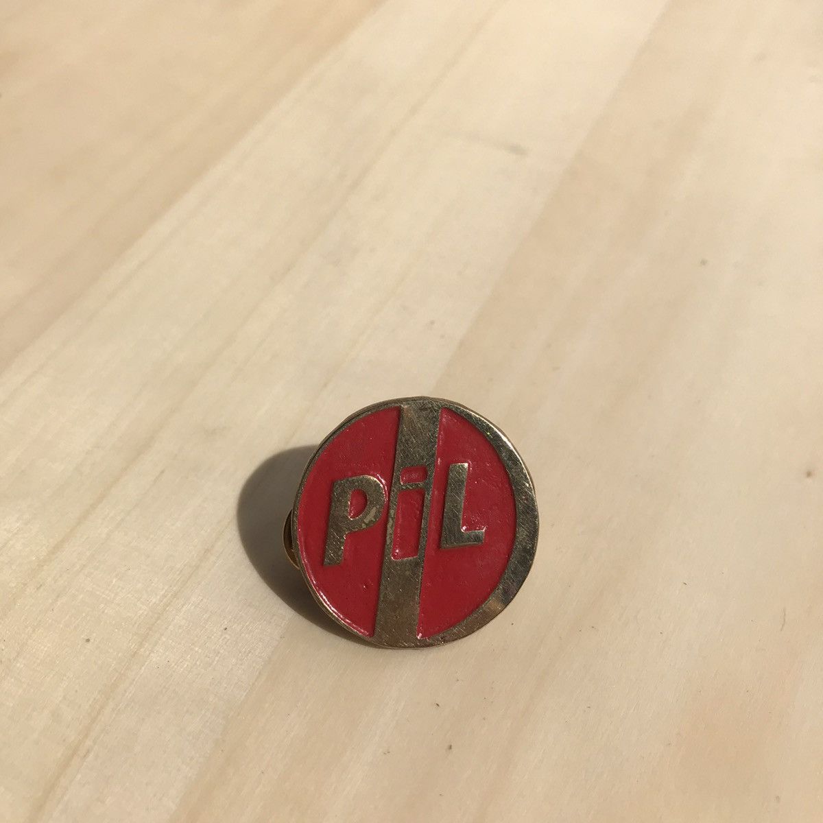 Band Tees × Designer PIL Public Image Limited Red and brass Limited Pin Enamel Size ONE SIZE - 14 Thumbnail